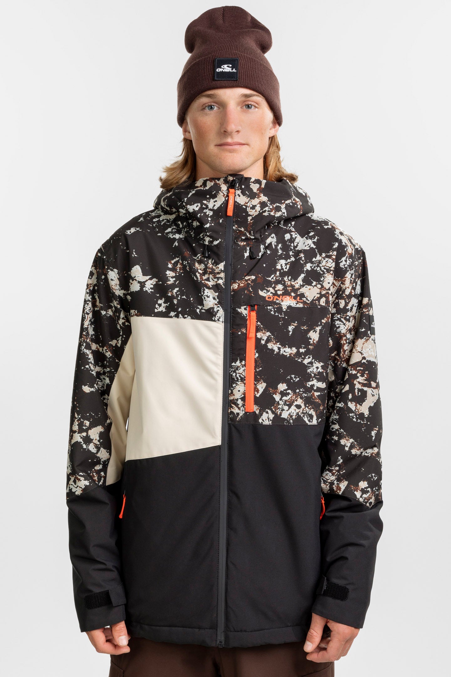 Fwc Cruz Triple Snow Jacket - Blk/beige | O'Neill