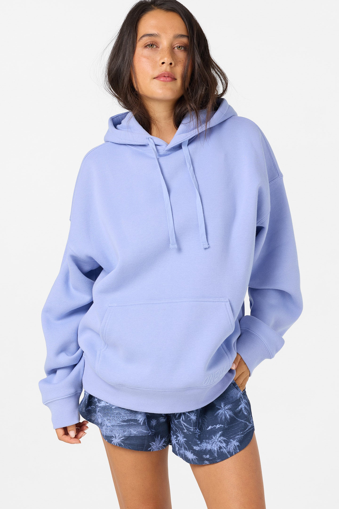 FOXEY Knit Parka Hoodie Fan 38サイズ ライトブルー Born In The Sea Oversized Hoodie Pullover Fleece - Blue Jelly | O