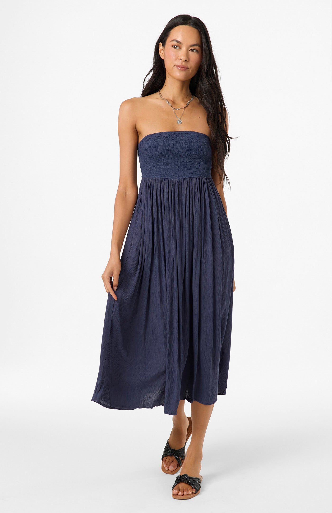 Piper Dress Midi Dress - Navy | O'Neill
