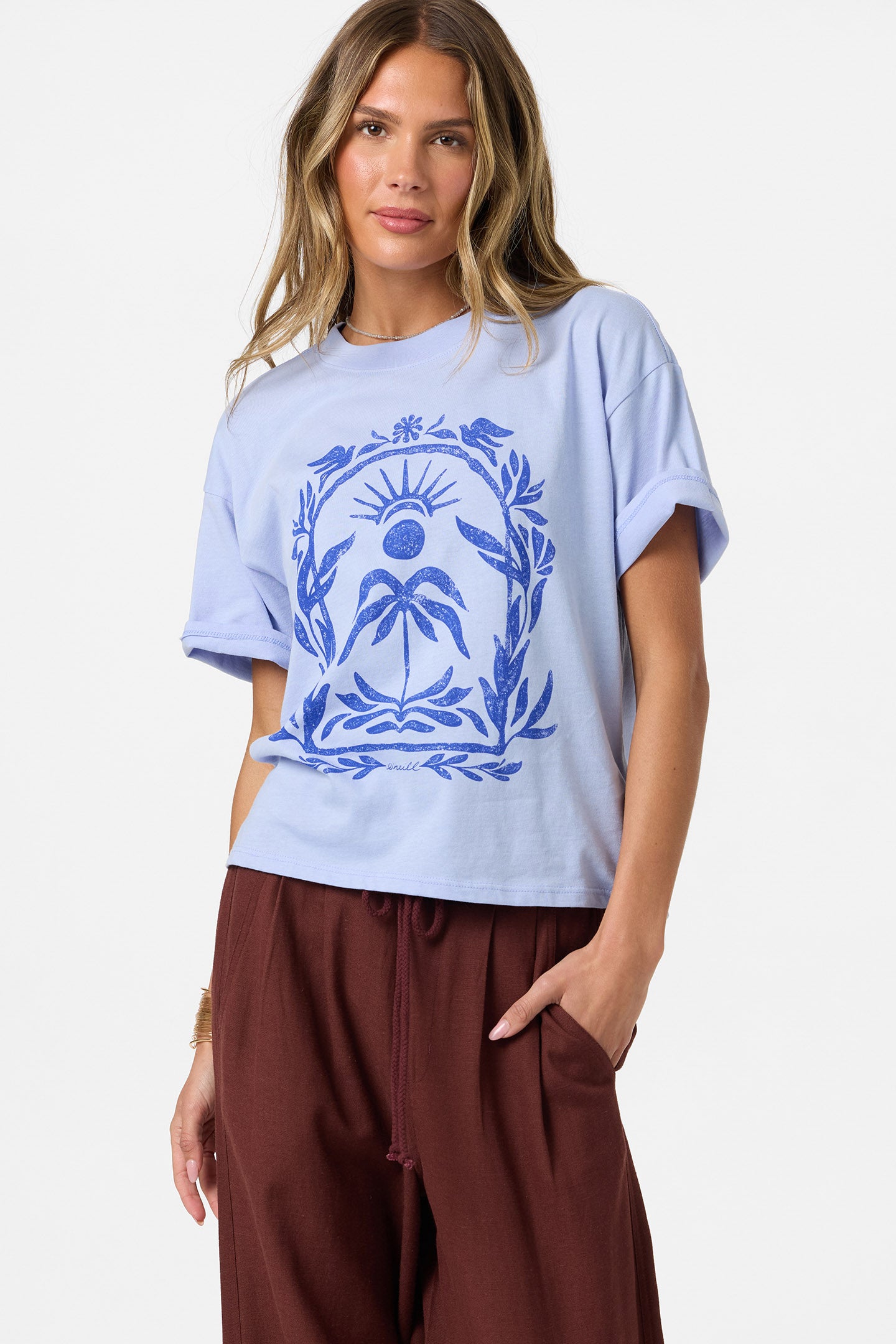 美品！CINCH ObladaIVY SHIRTSブルー FRAMED FLORA EASY TEE BLUE JELLY – O'Neill