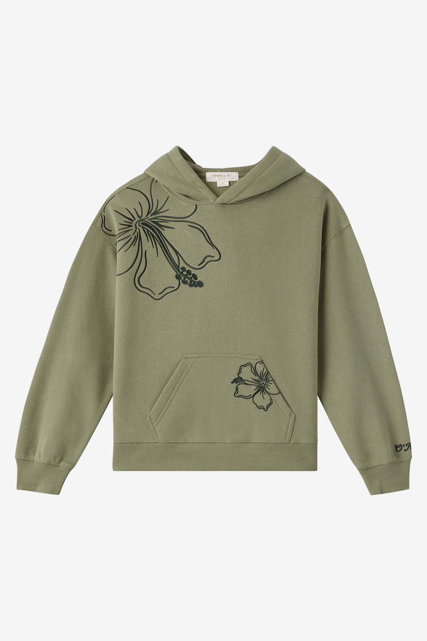 HIBISCUS OVERSIZED HOODIE SAGE – O'Neill HIBISCUS OVERSIZED HOODIE SAGE – O'Neill