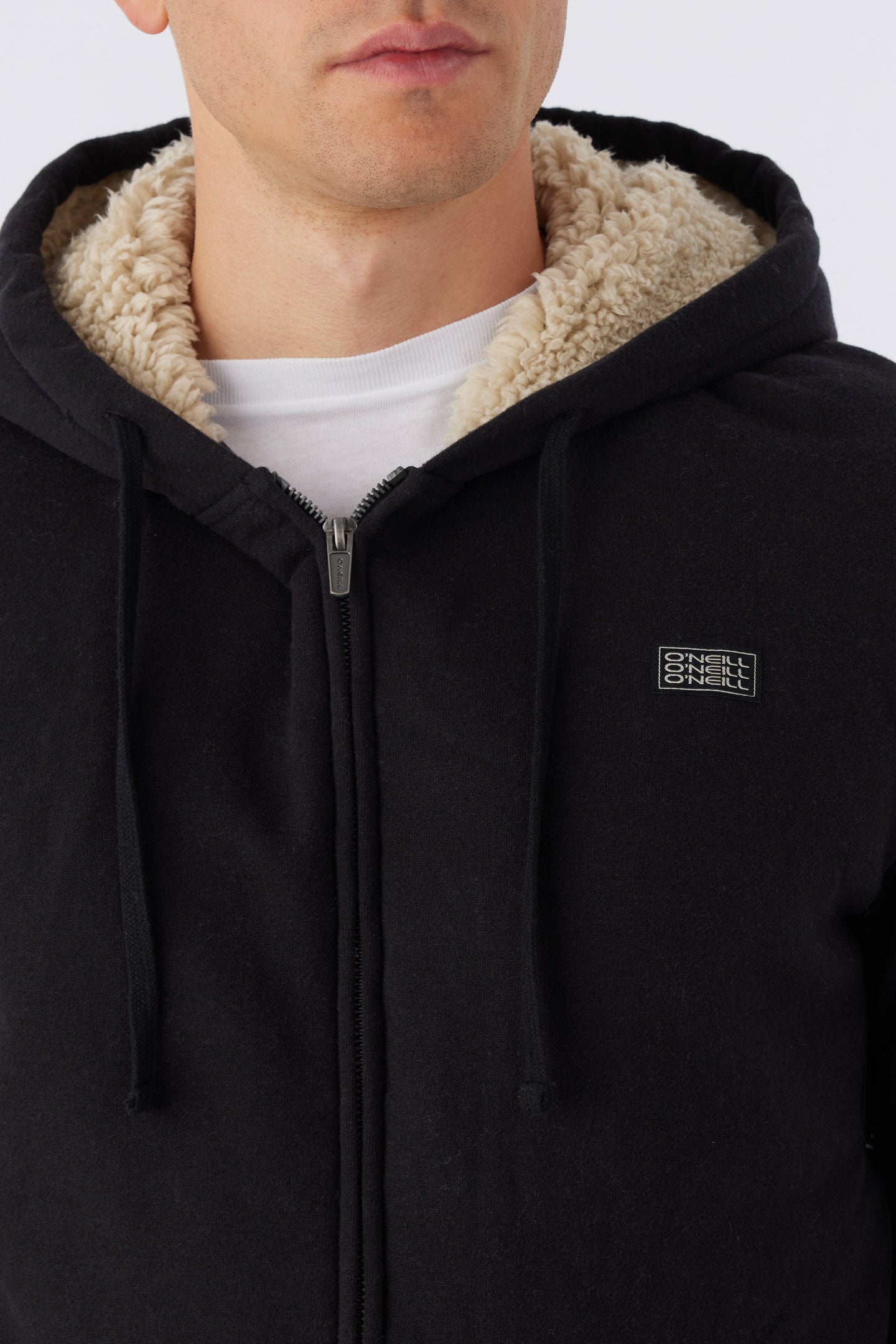 Sherpa Fleece Hoodie Men's High Pile Fleece Jacket High Pile