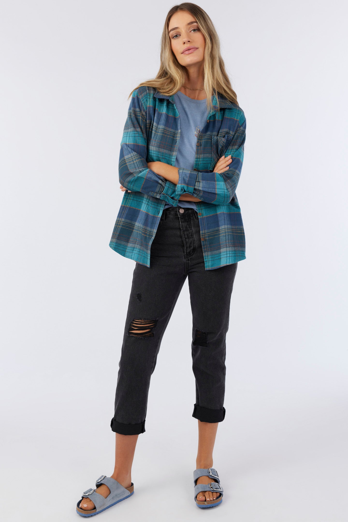 LOGAN FLANNEL TOP