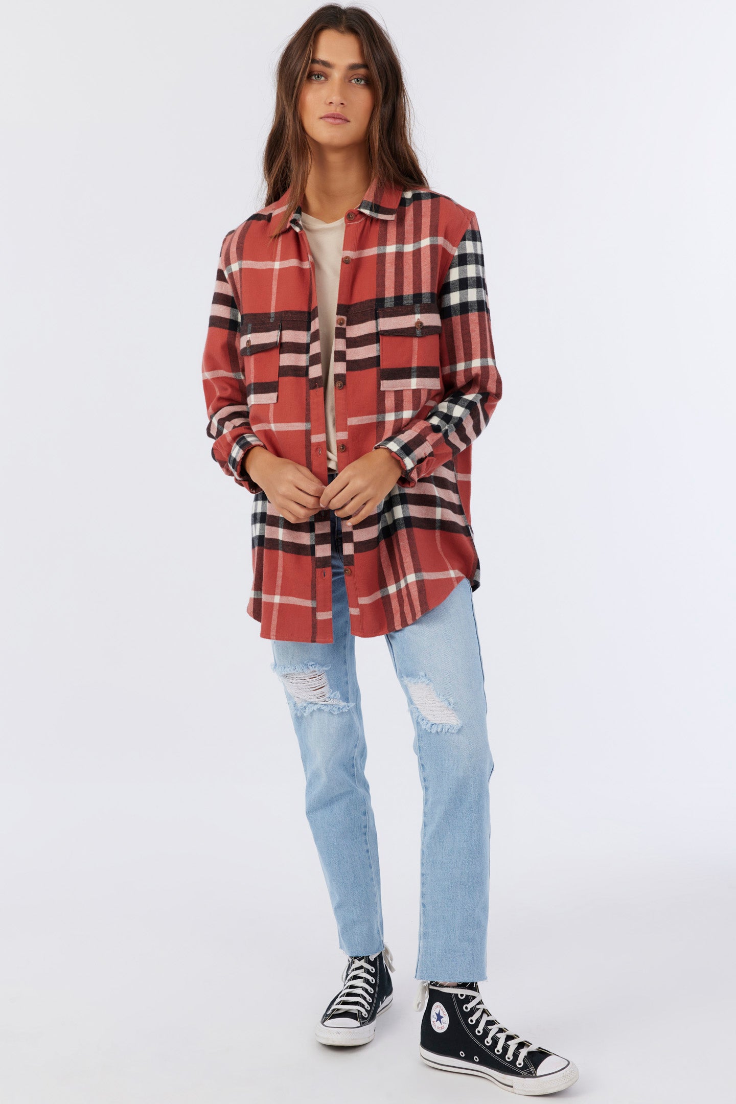 O'Neill Brooks Oversized Flannel Periscope / S