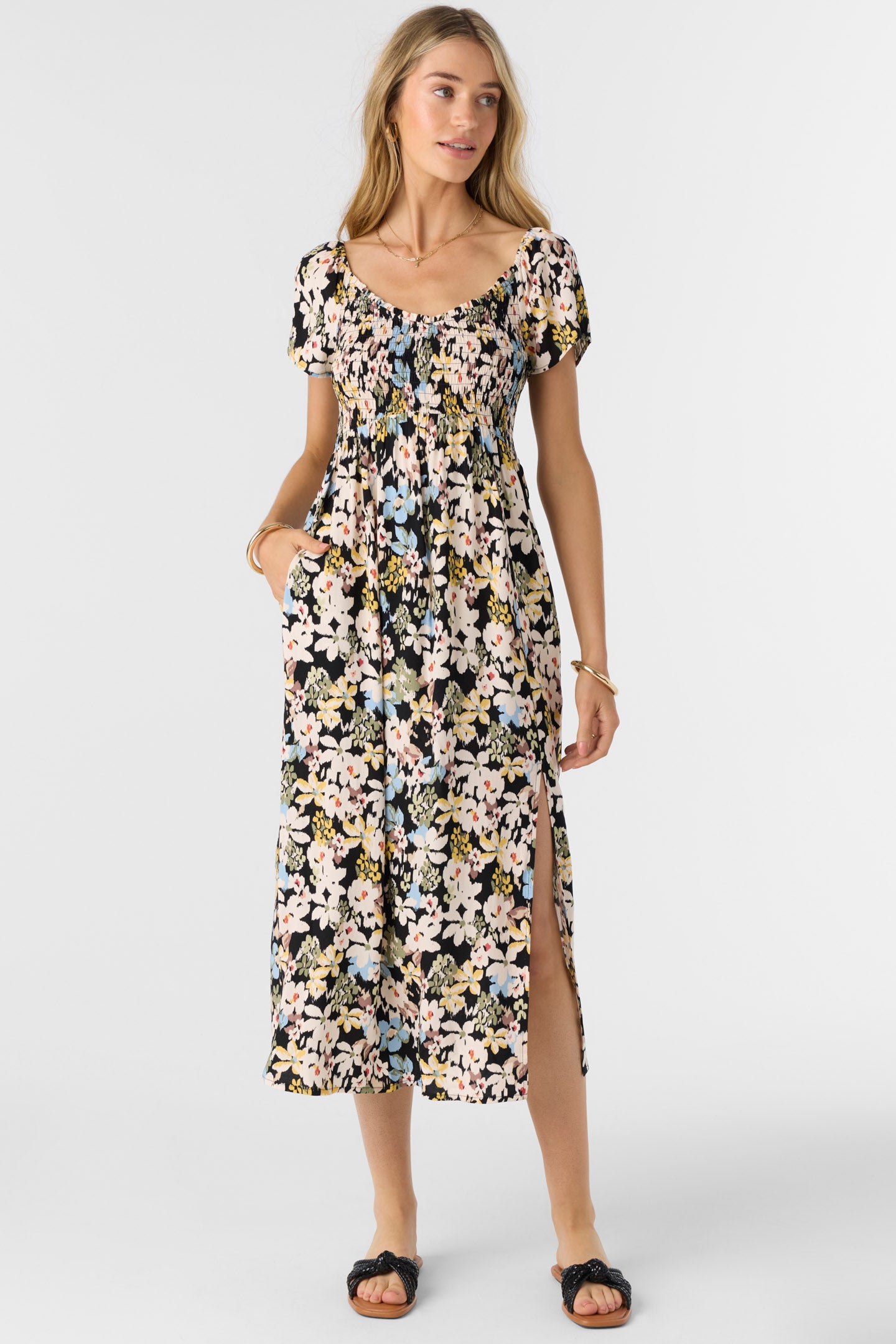 Hayzel Midi Dress - Black | O'Neill Hayzel Midi Dress - Black | O'Neill