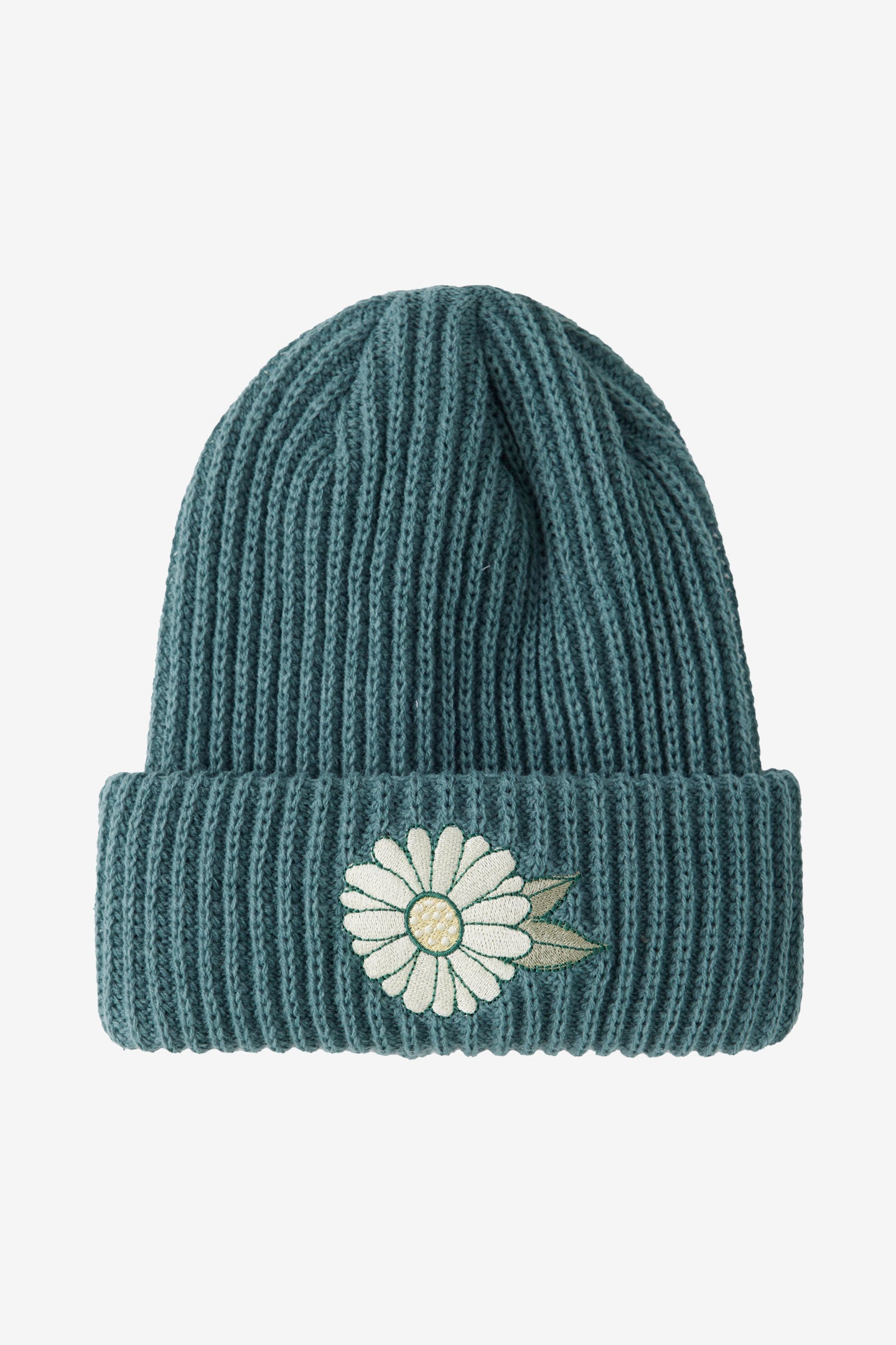 Beanie Cap Embroidery Wild Flower Embroidery Beanie, Women Beanie
