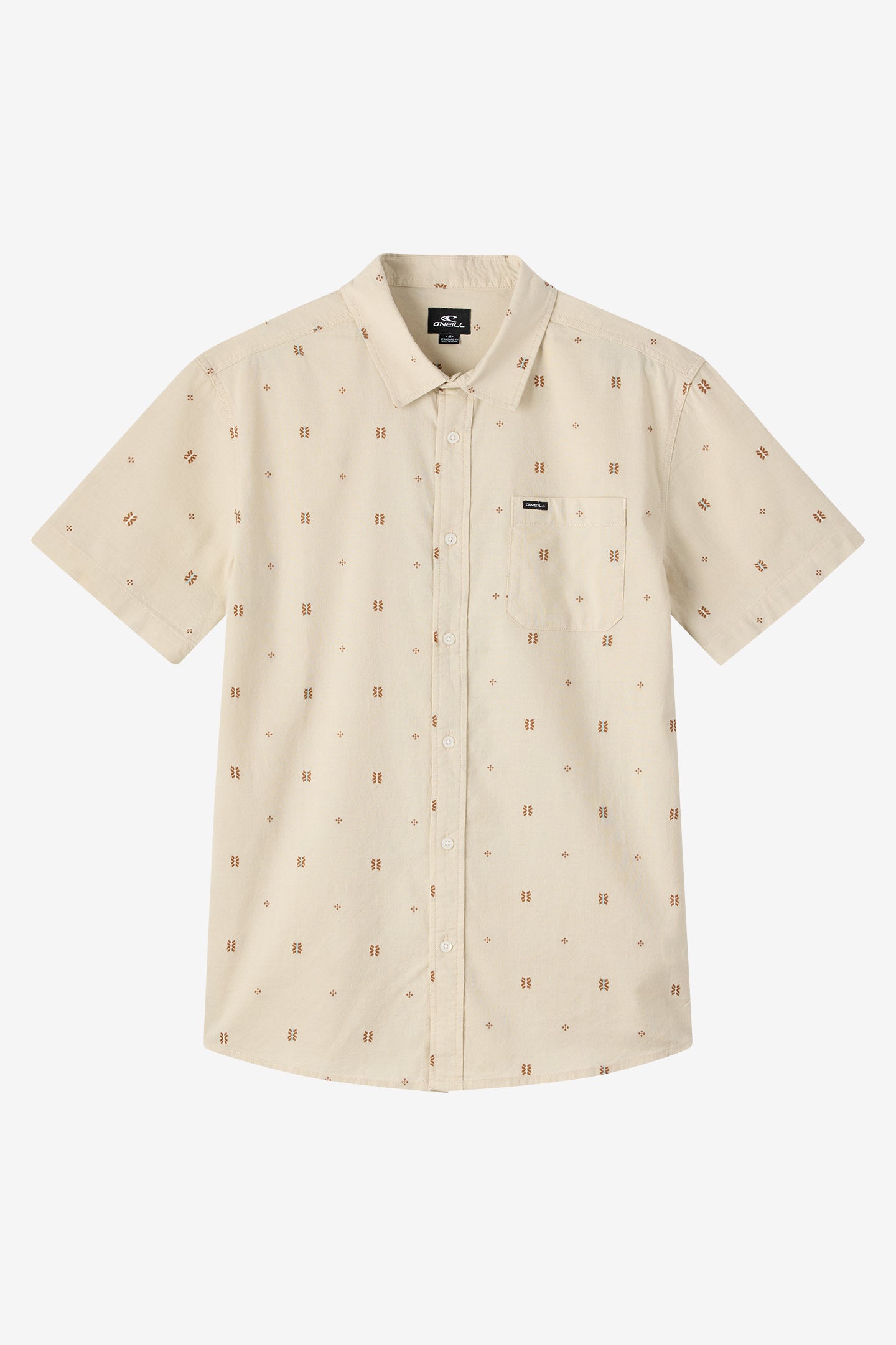 Shields Dobby Standard Standard Fit Shirt - Lt Khaki | O'Neill
