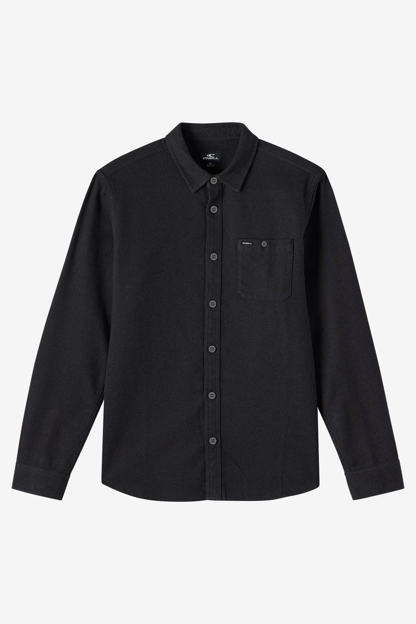 Regent Flannel Standard Fit Long Sleeve Shirt - Phantom | O'Neill