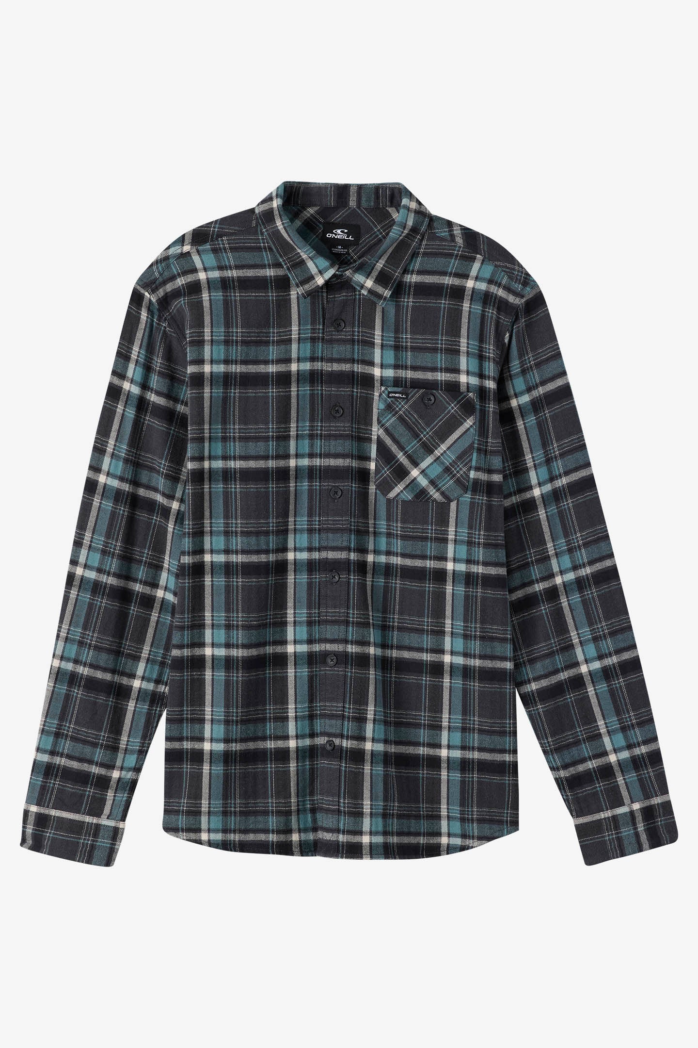 Redmond Plaid Flannel Standard Fit Long Sleeve Shirt - Graphite