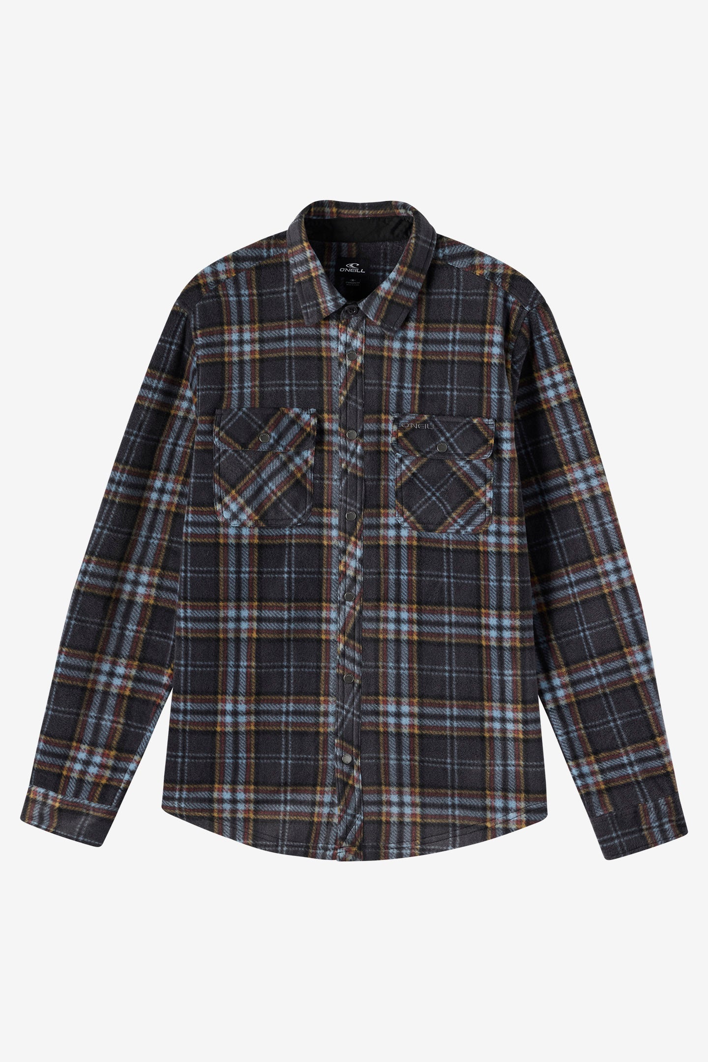 Glacier Plaid Superfleece Standard Fit Long Sleeve Shirt - Phantom