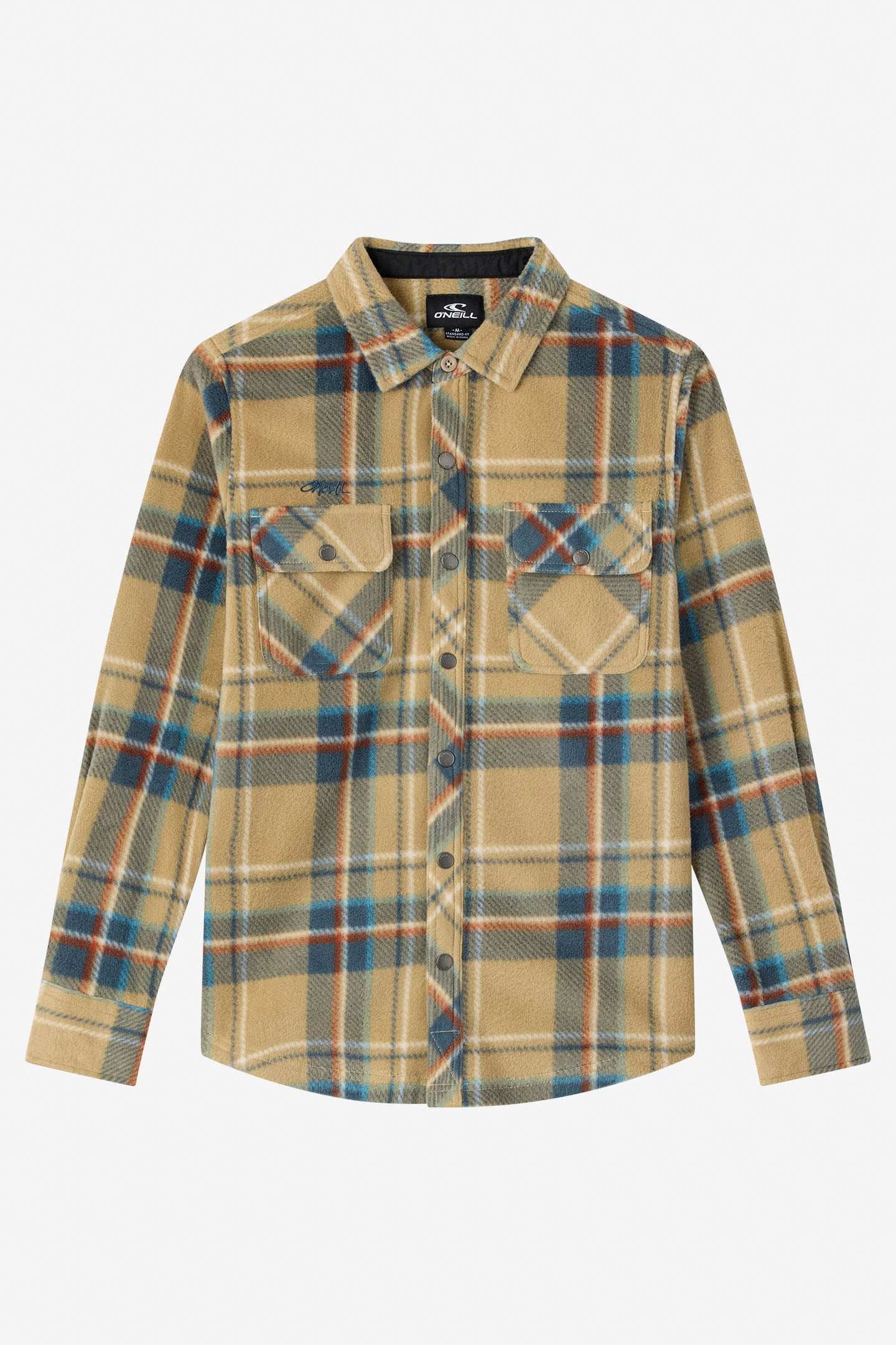 センチュリーPAL Boy's Glacier Plaid Superfleece Long Sleeve Shirt - Twill | O'Neill