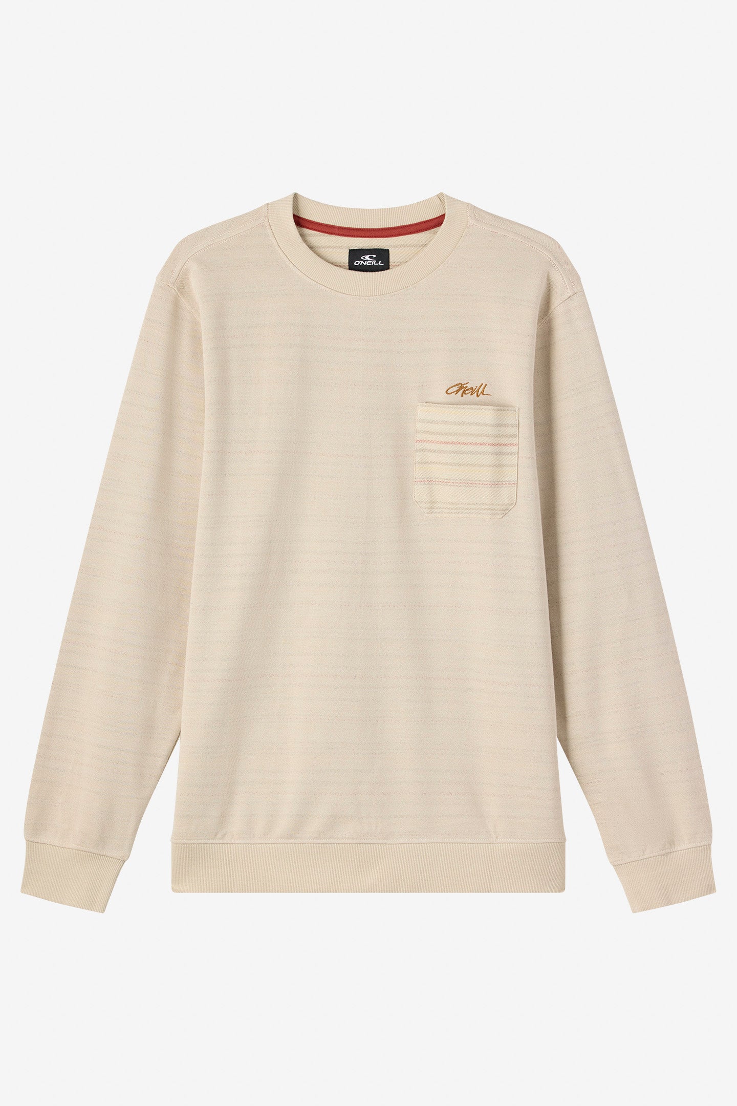 Boy's Bavaro Blocked Crew Shirt Fleece - Lt Khaki | O'Neill