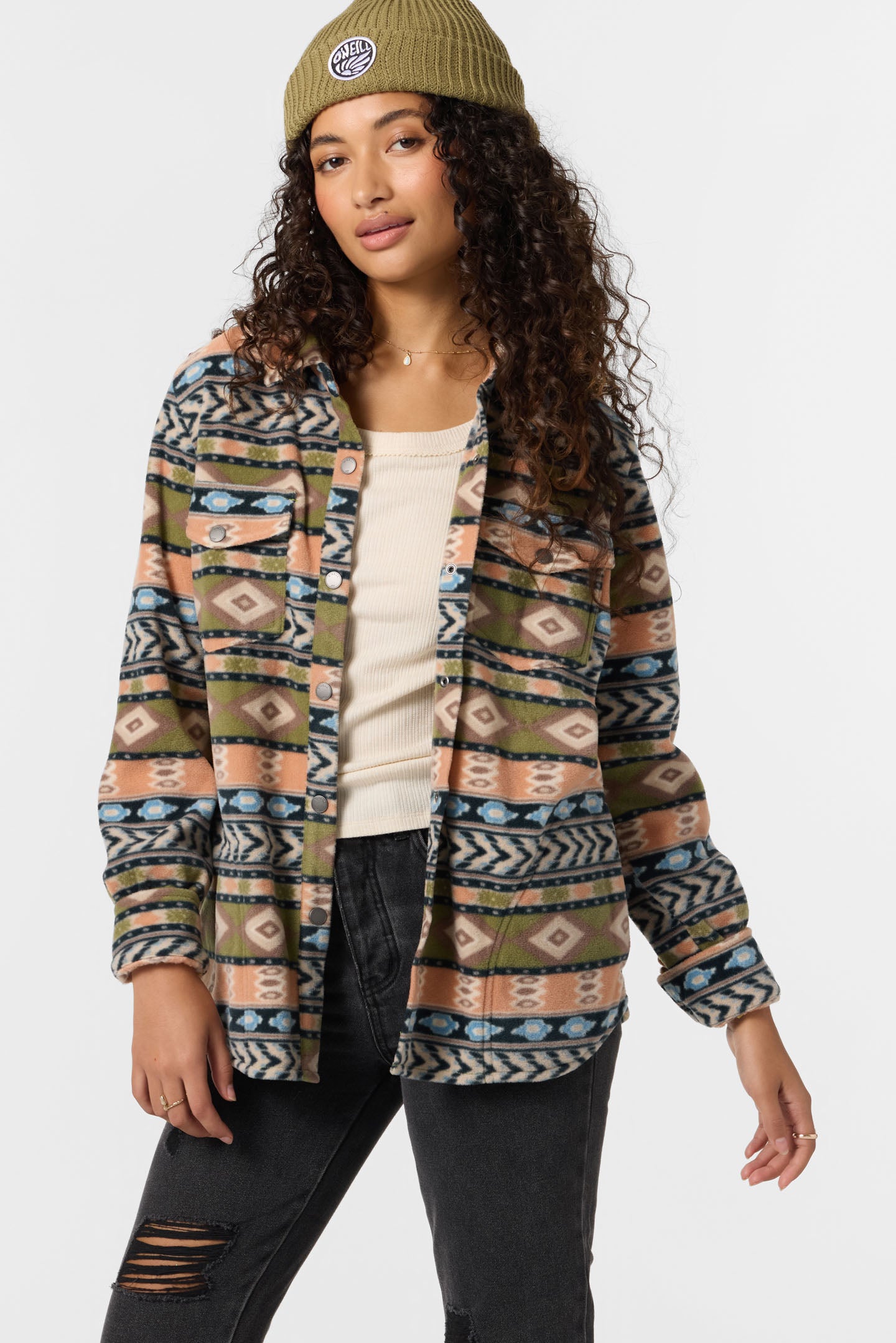 Zuma Superfleece Long Sleeve Top - Martini Olive | O'Neill