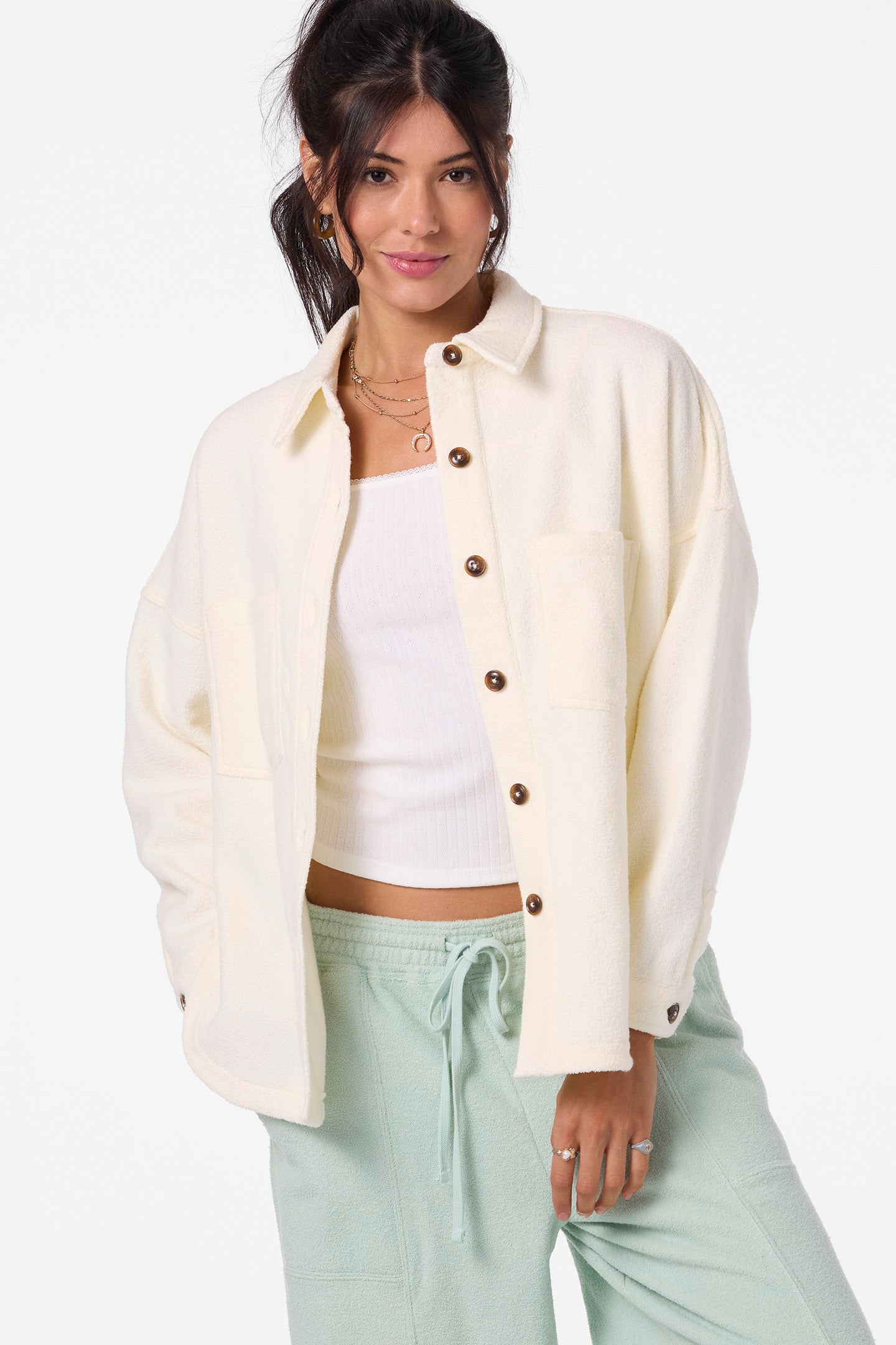 Wavelength Fleece Jacket Zip Fleece - Winter White | O'Neill