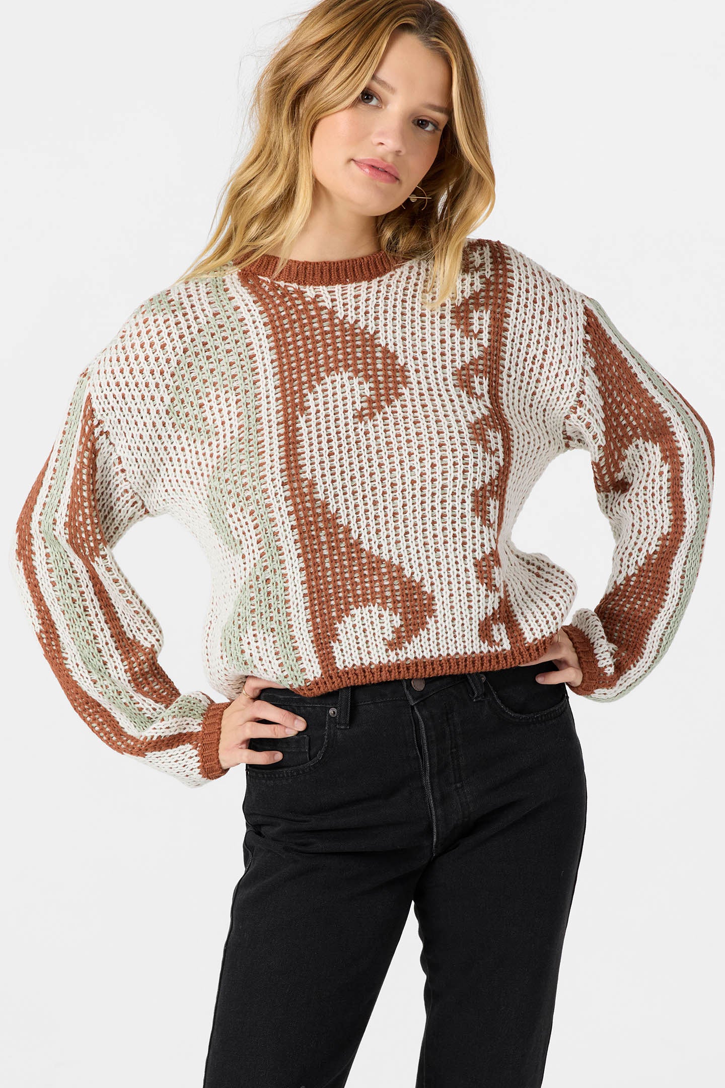 Josephine Long Sleeve Sweater - Winter White | O'Neill