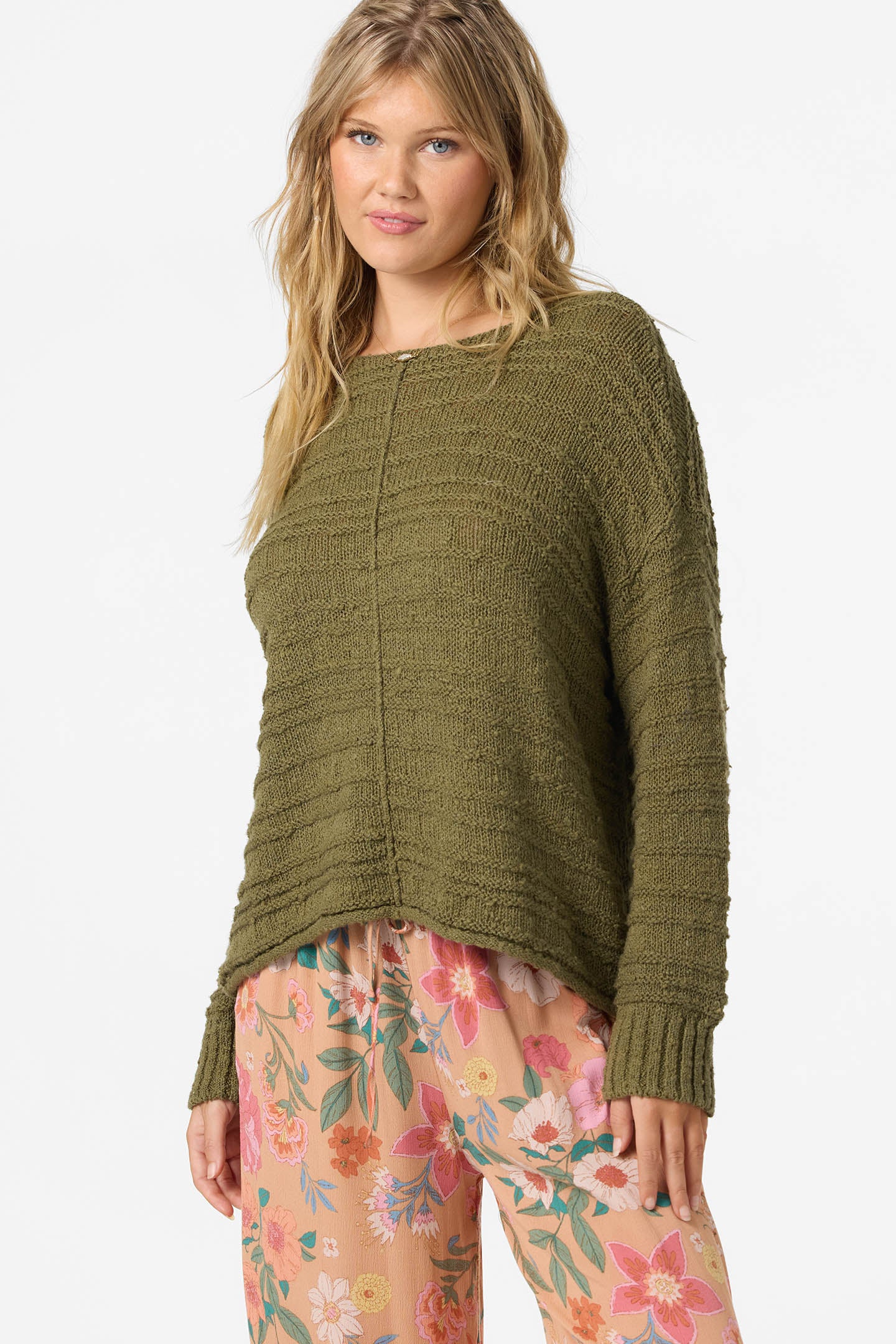 Brayton Long Sleeve Sweater - Martini Olive | O'Neill