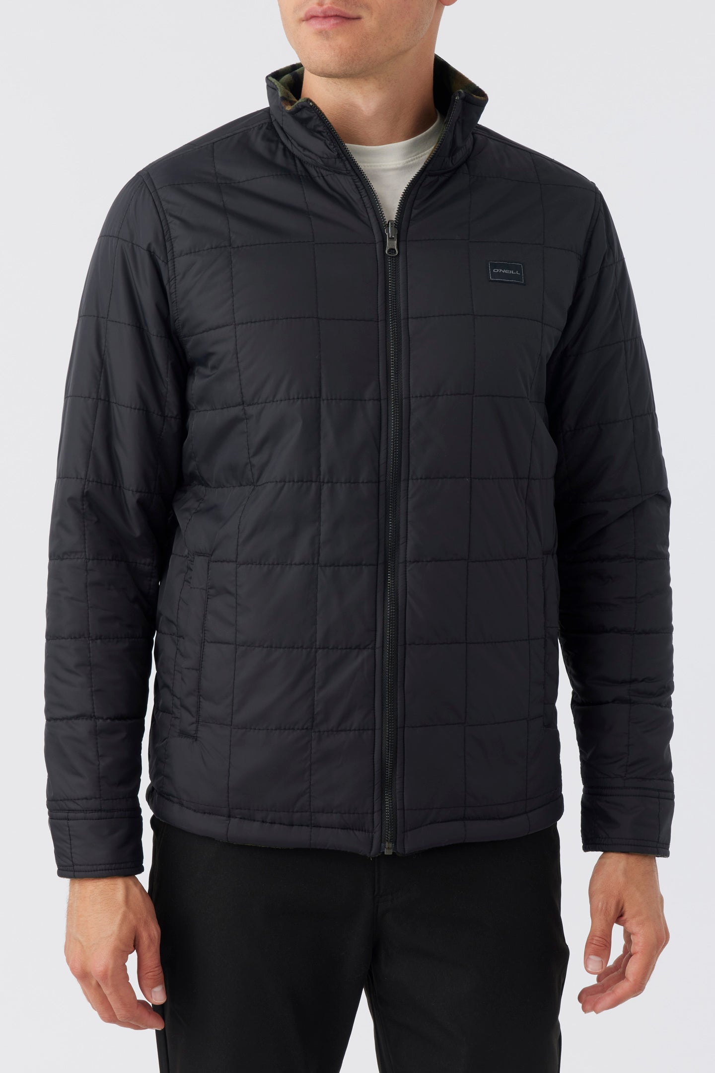 Glacier Reversible Jacket - Black | O'Neill