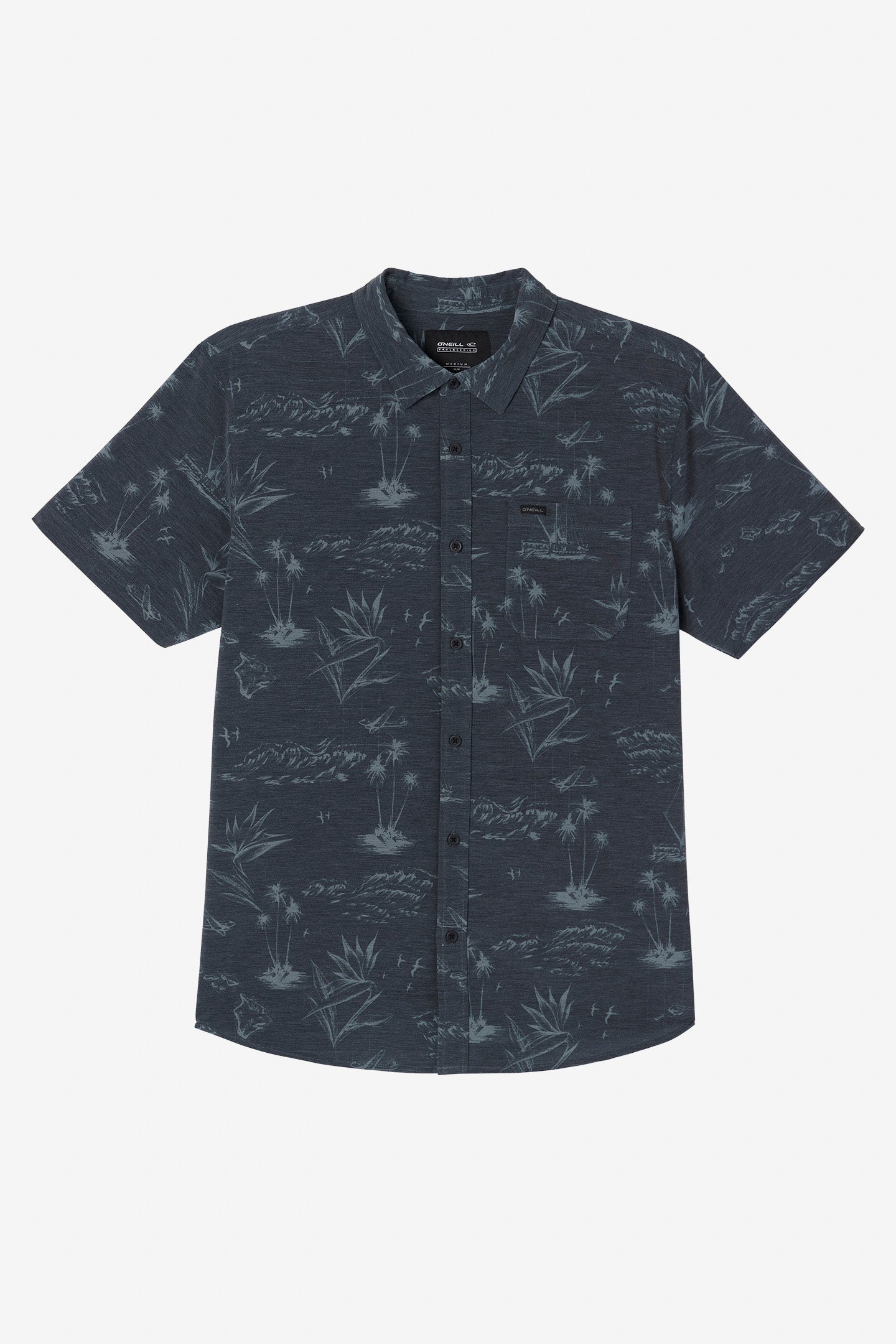 Trvlr Upf Traverse Hawaii Standard Fit Shirt - Black 