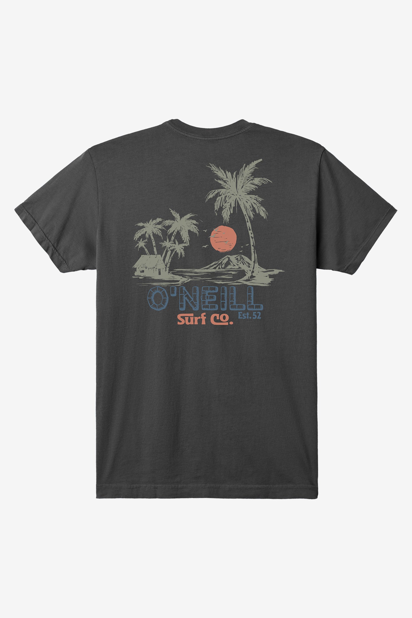 Hideaway Modern Fit Tee - Dark Charcoal | O'Neill