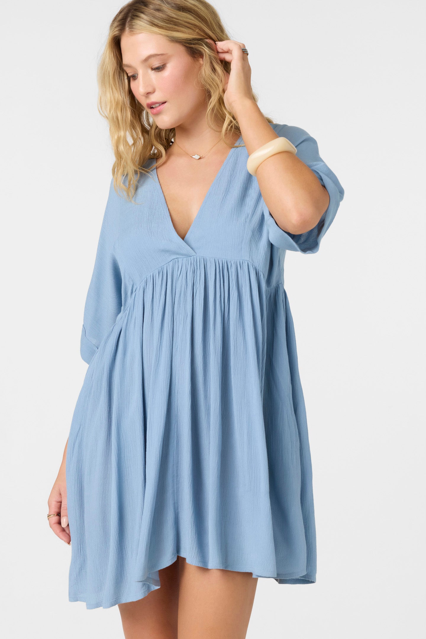 Rosemary Short Dress - Pacific