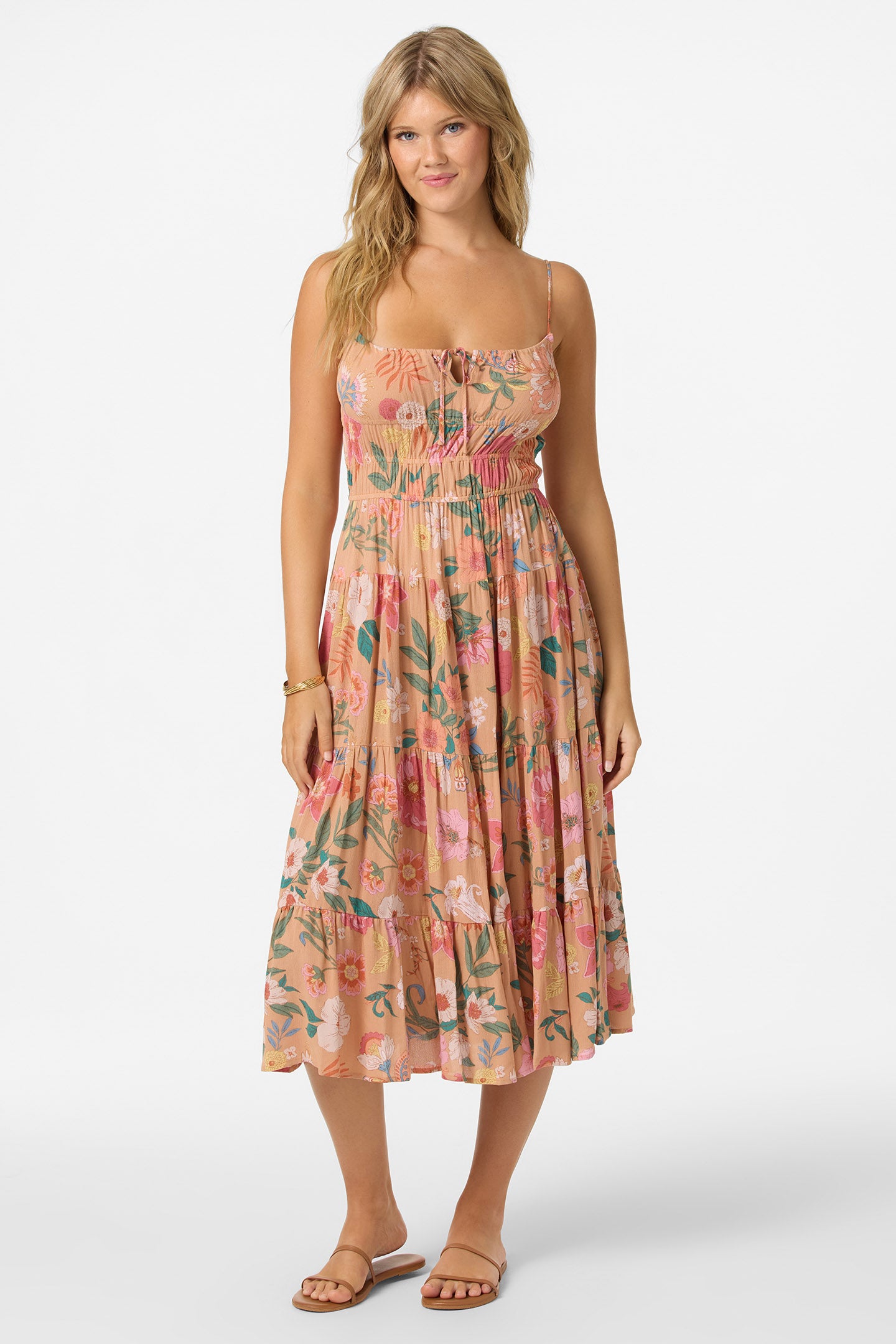 Esther Camella Midi Dress - Cork | O'Neill Esther Camella Midi Dress - Cork | O'Neill