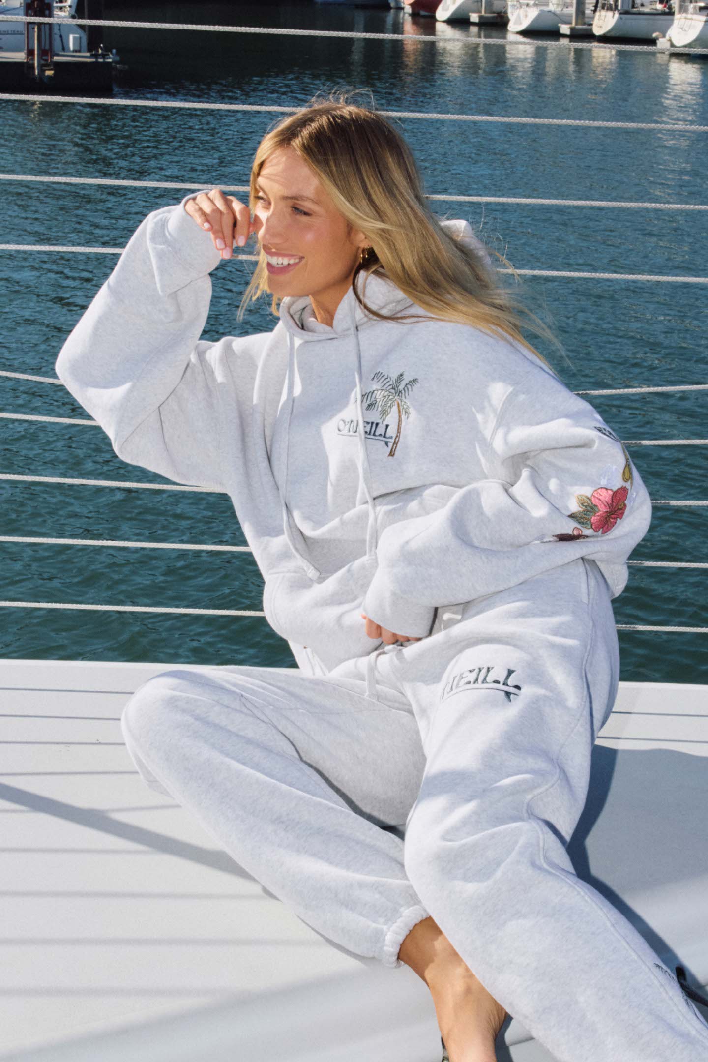 Lush Oversized Hoodie Pullover Fleece - Heather Grey | O'Neill