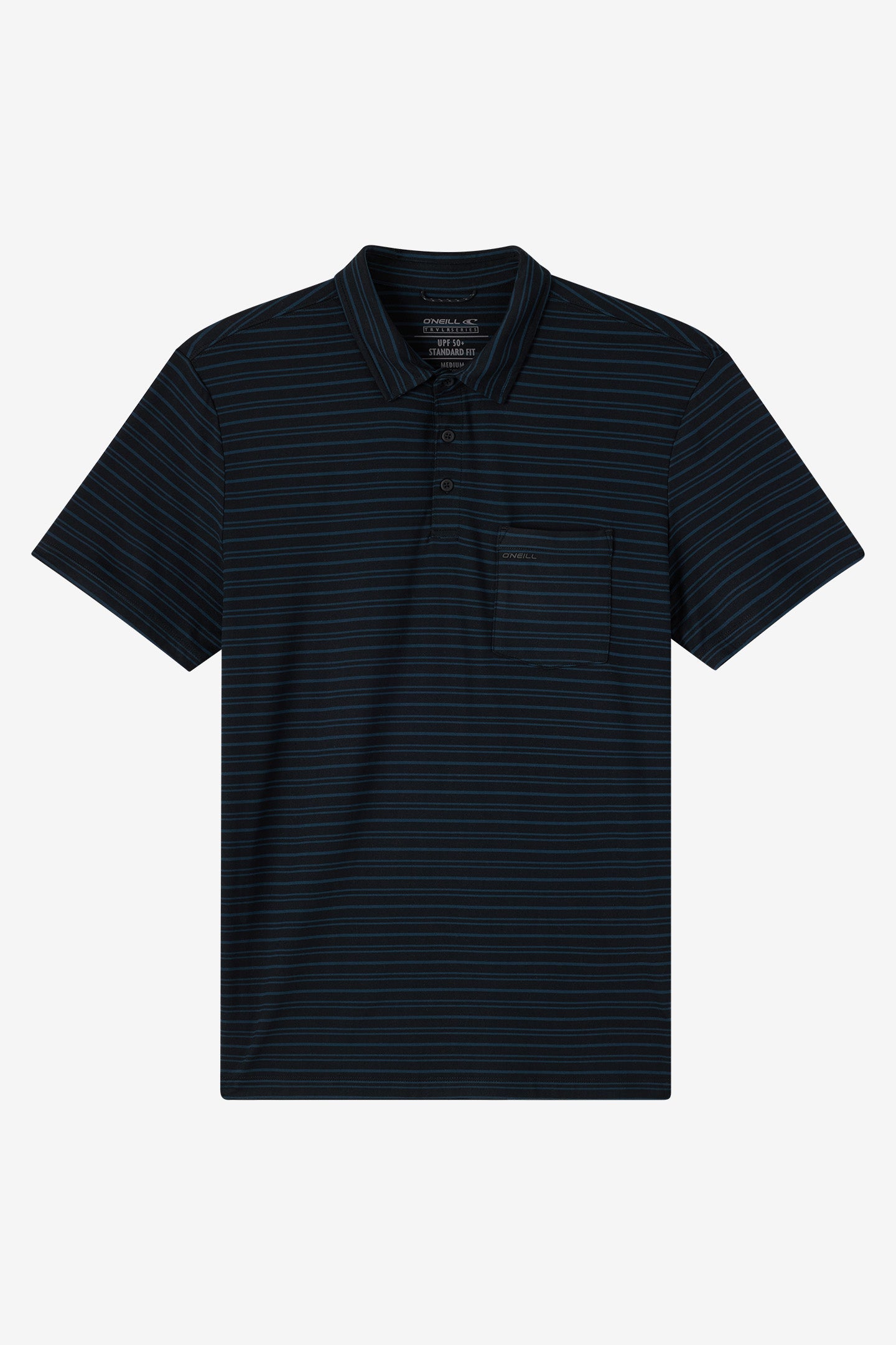TRVLR UPF SS POLO BLACK 2 – O'Neill