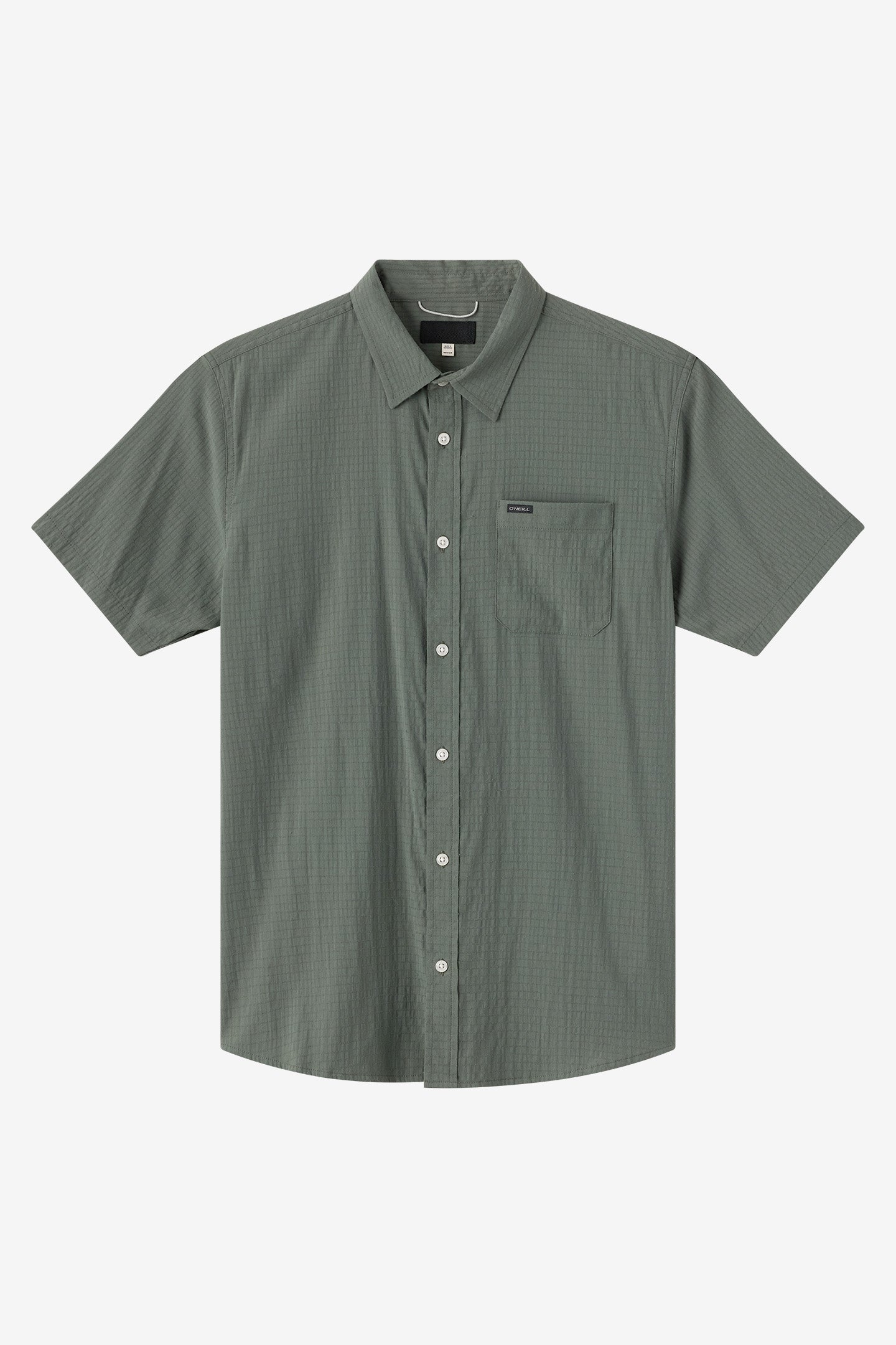 TRVLR Perforated Standard Woven Shirt Standard Fit Shirt - Dark
