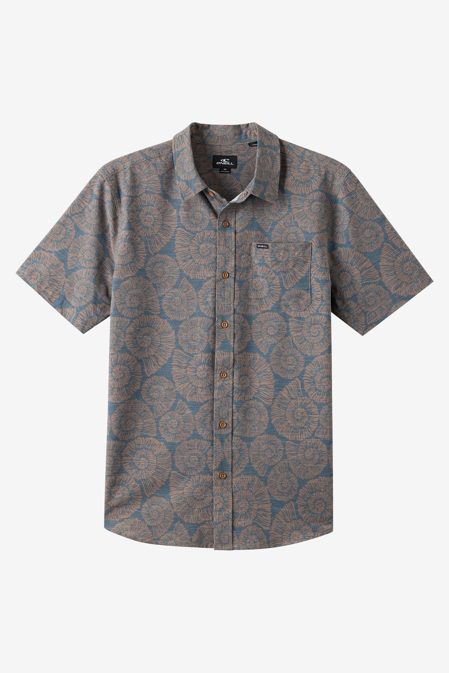 Upf Slub Relaxed Wvn Shirt Relaxed Fit Shirt - Dark Khaki | O'Neill