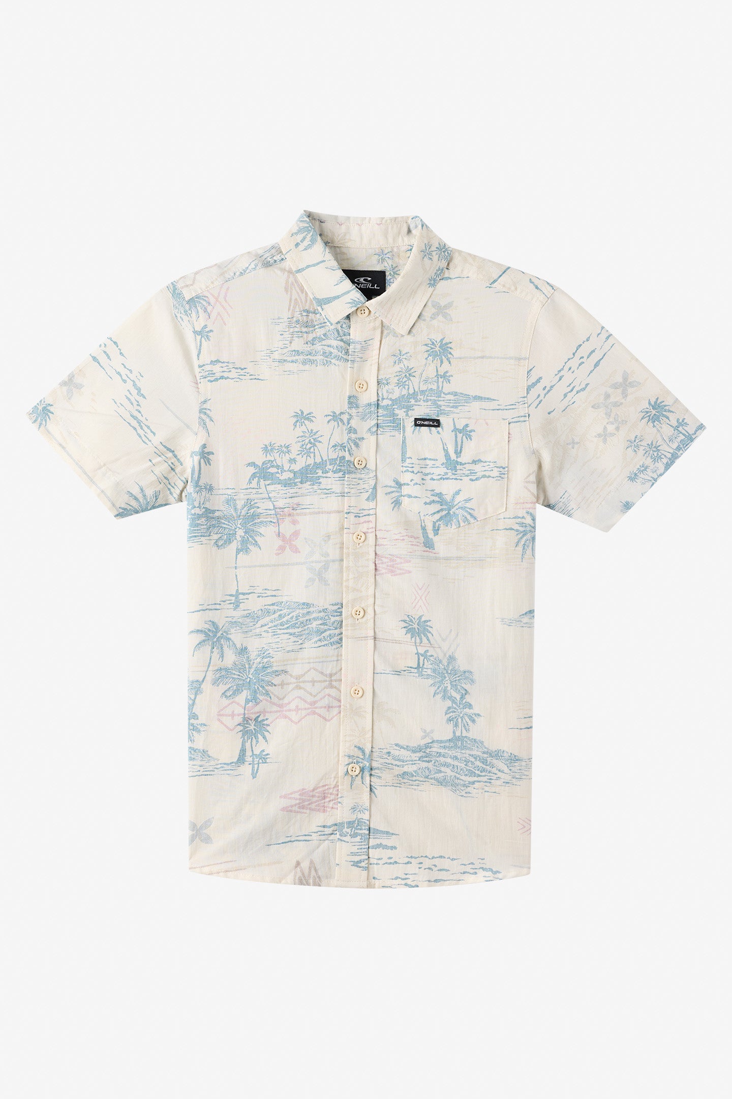 Boy's Oasis Standard Fit Shirt - Cream | O'Neill