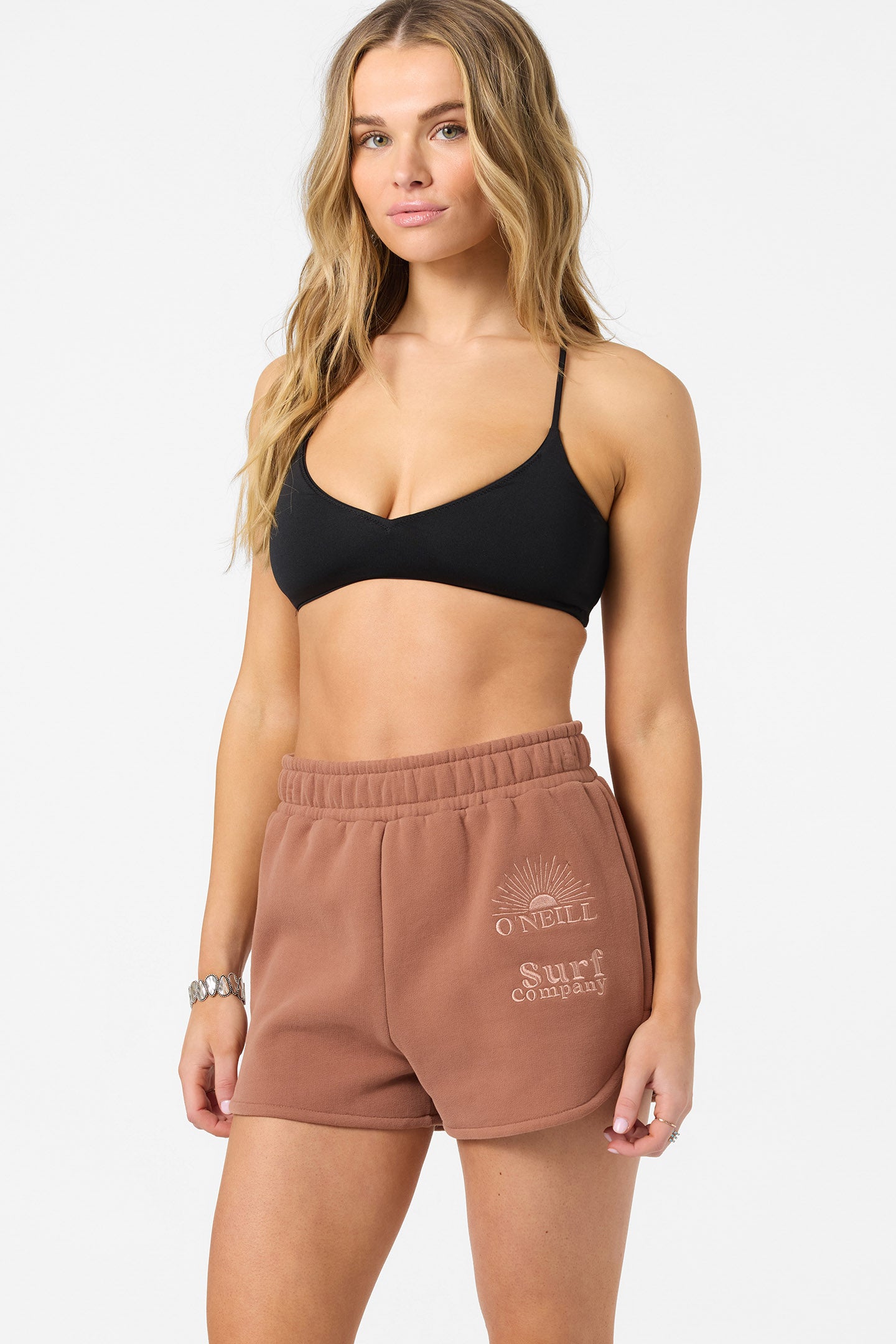 Chore Break Scallop Fleece Lounge Shorts - Carob Brown | O'Neill