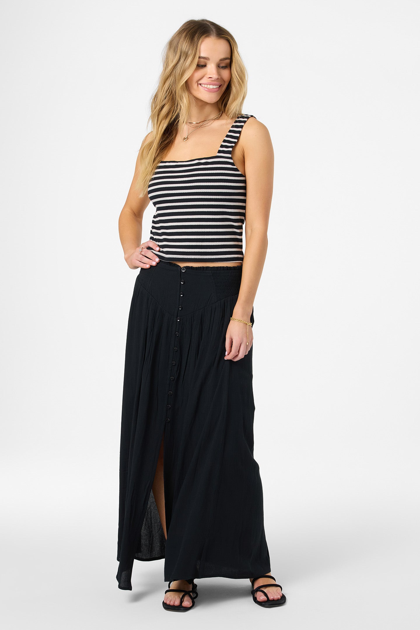 Tryston Skirt Midi Skirts - Black | O'Neill