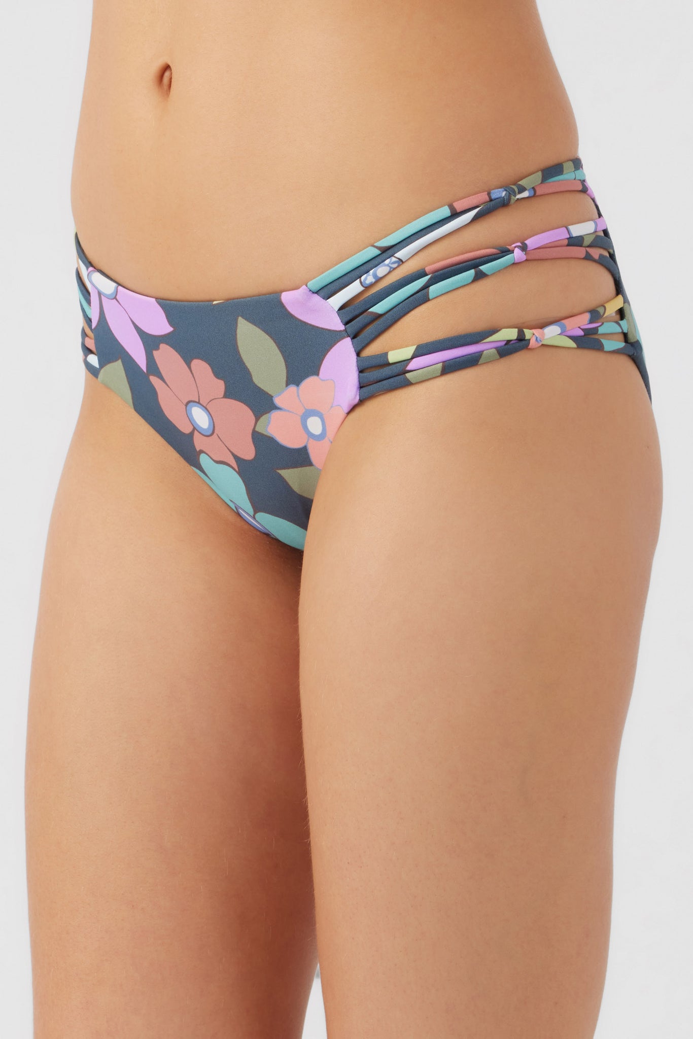 LAYLA FLORAL BOULDERS MID-RISE FULL BOTTOMS