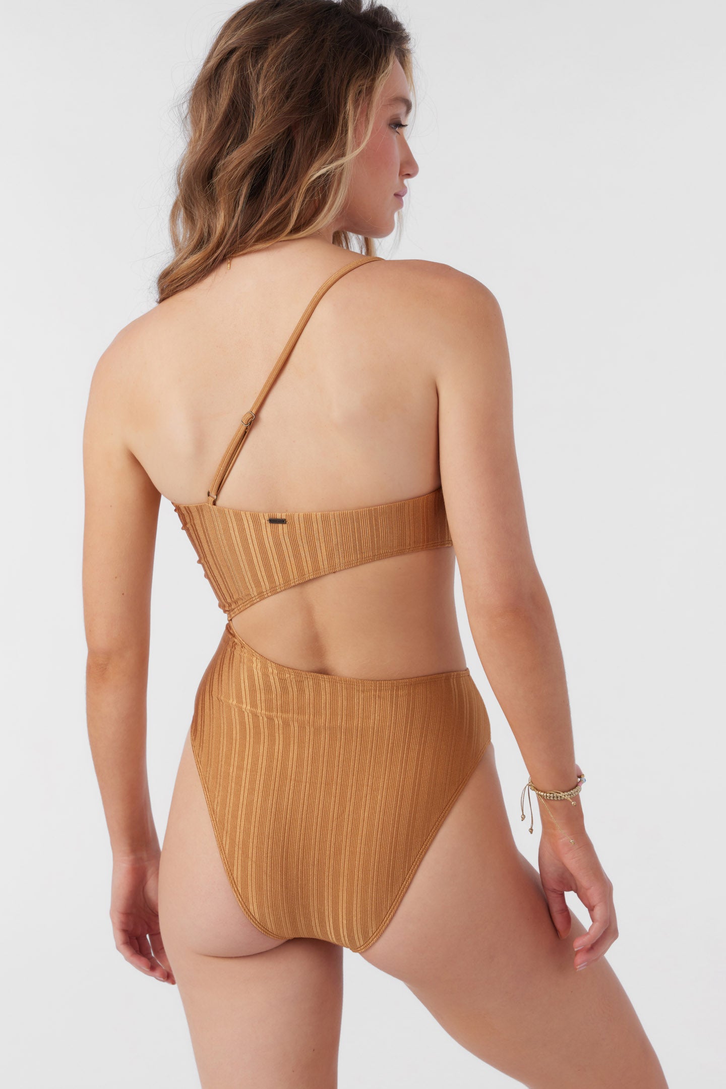 MIZI METALLIC RIB AGADIR ONE-PIECE