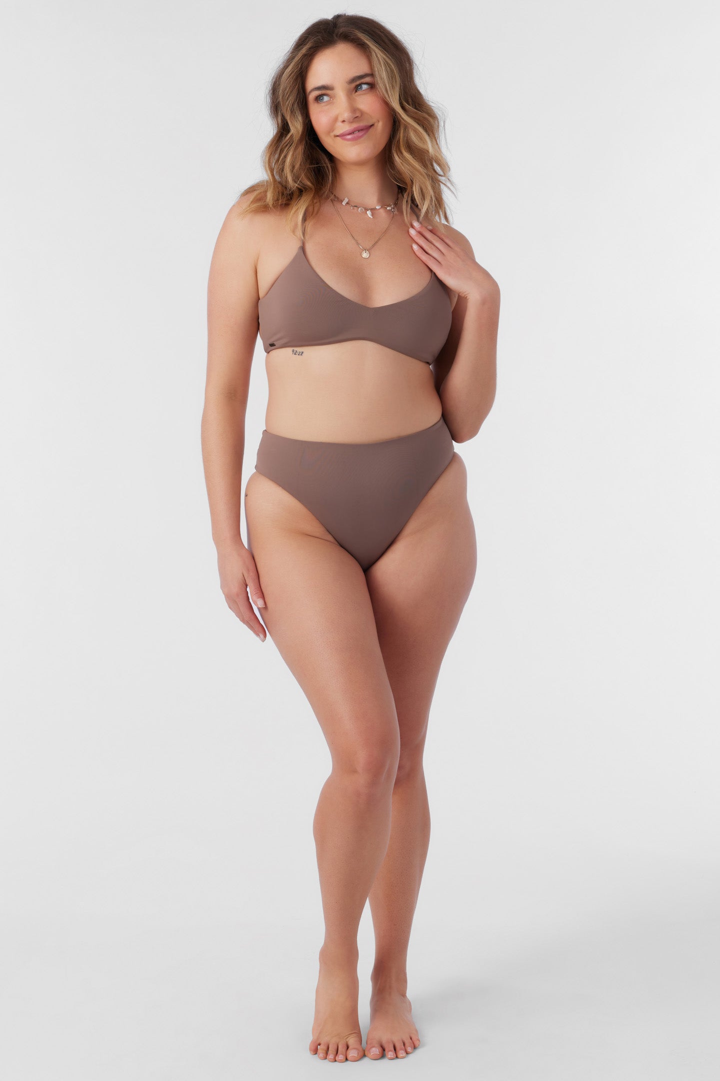 Strappy Bra - Bralette in Deep Taupe