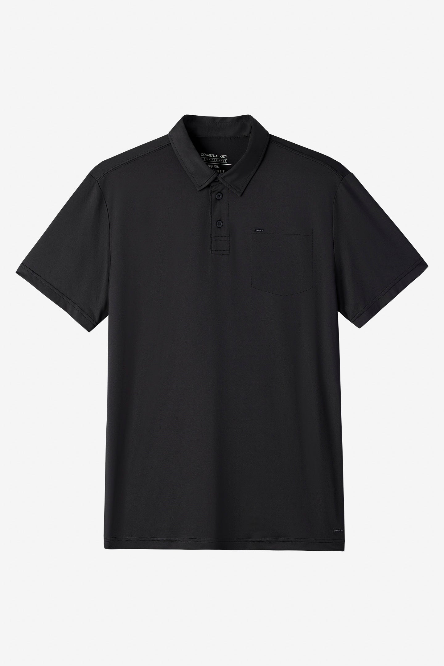 TRVLR Upf Polo Standard Fit Polo - Black | O'Neill