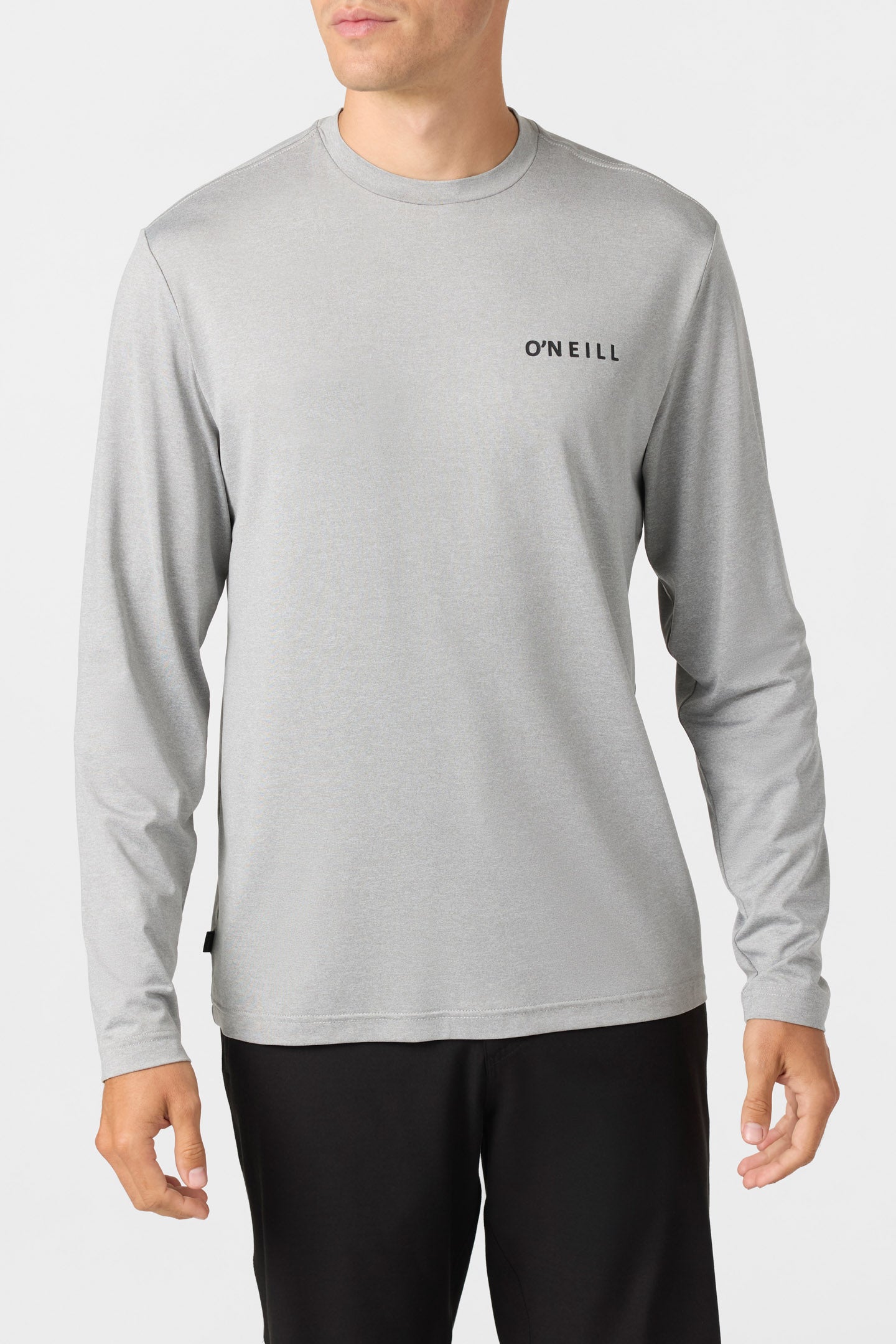 TRVLR Upf Tee - Tropics Long Sleeve Pullover - Heather Grey TRVLR Upf Tee - Tropics Long Sleeve Pullover - Heather Grey