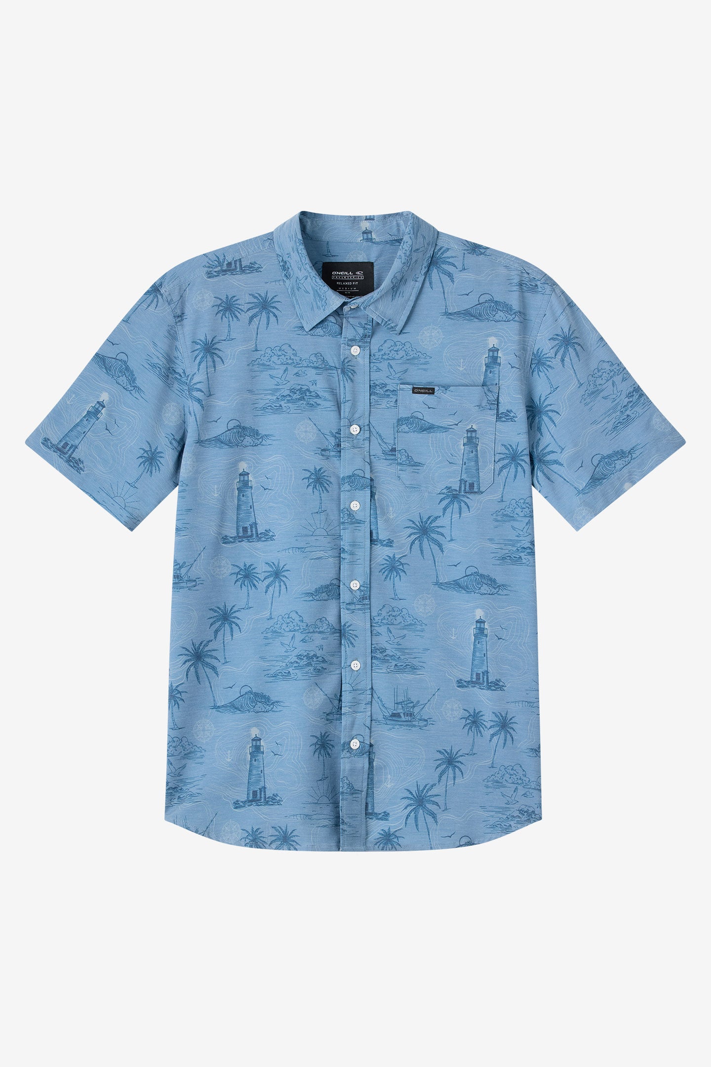 TRVLR Upf Traverse Relaxed Relaxed Fit Shirt - Blue Mirage | O'Neill
