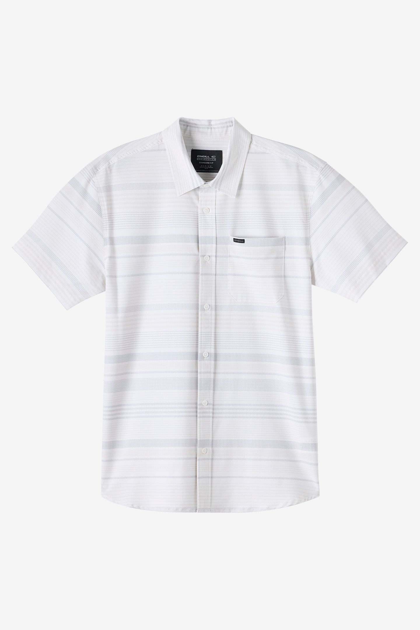 TRVLR Upf Traverse Stripe Standard Standard Fit Shirt - Natural 2