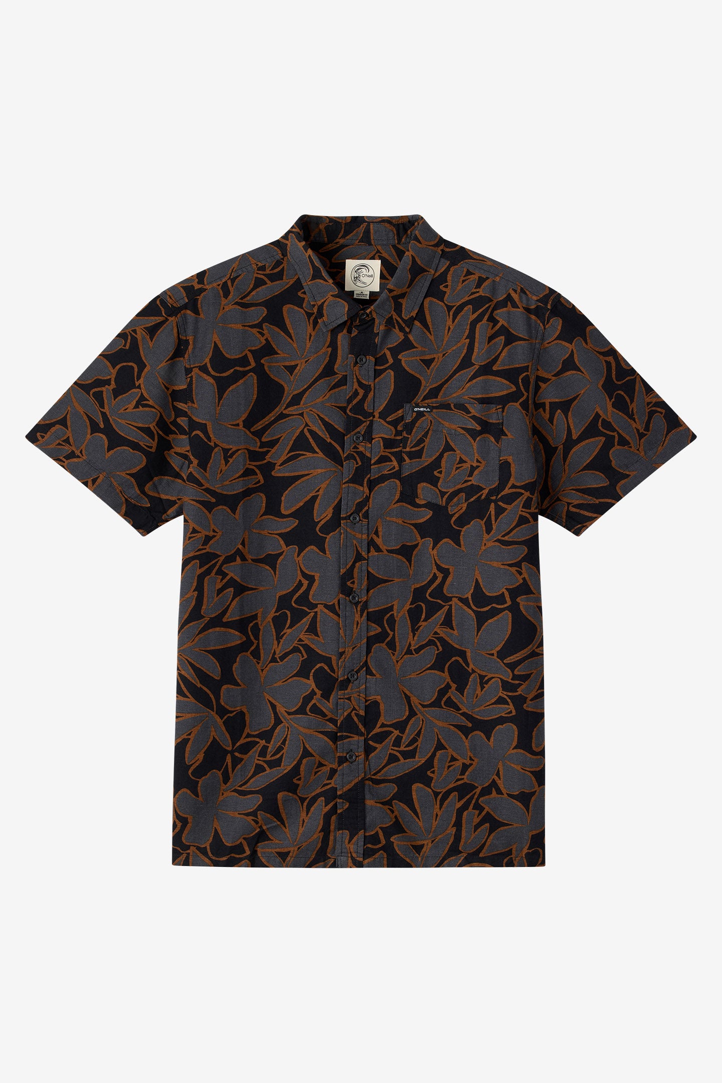 O'Riginals Eco Print Standard Standard Fit Shirt - Black | O'Neill