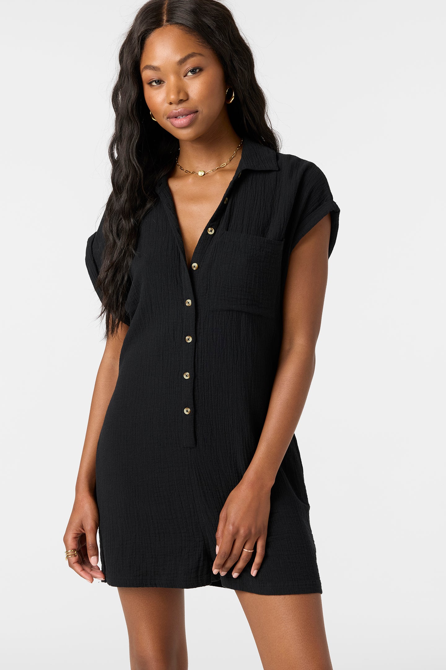 O'Neill Kamilla Womens Romper - Black - Medium O'Neill Kamilla Womens Romper - Black - Medium