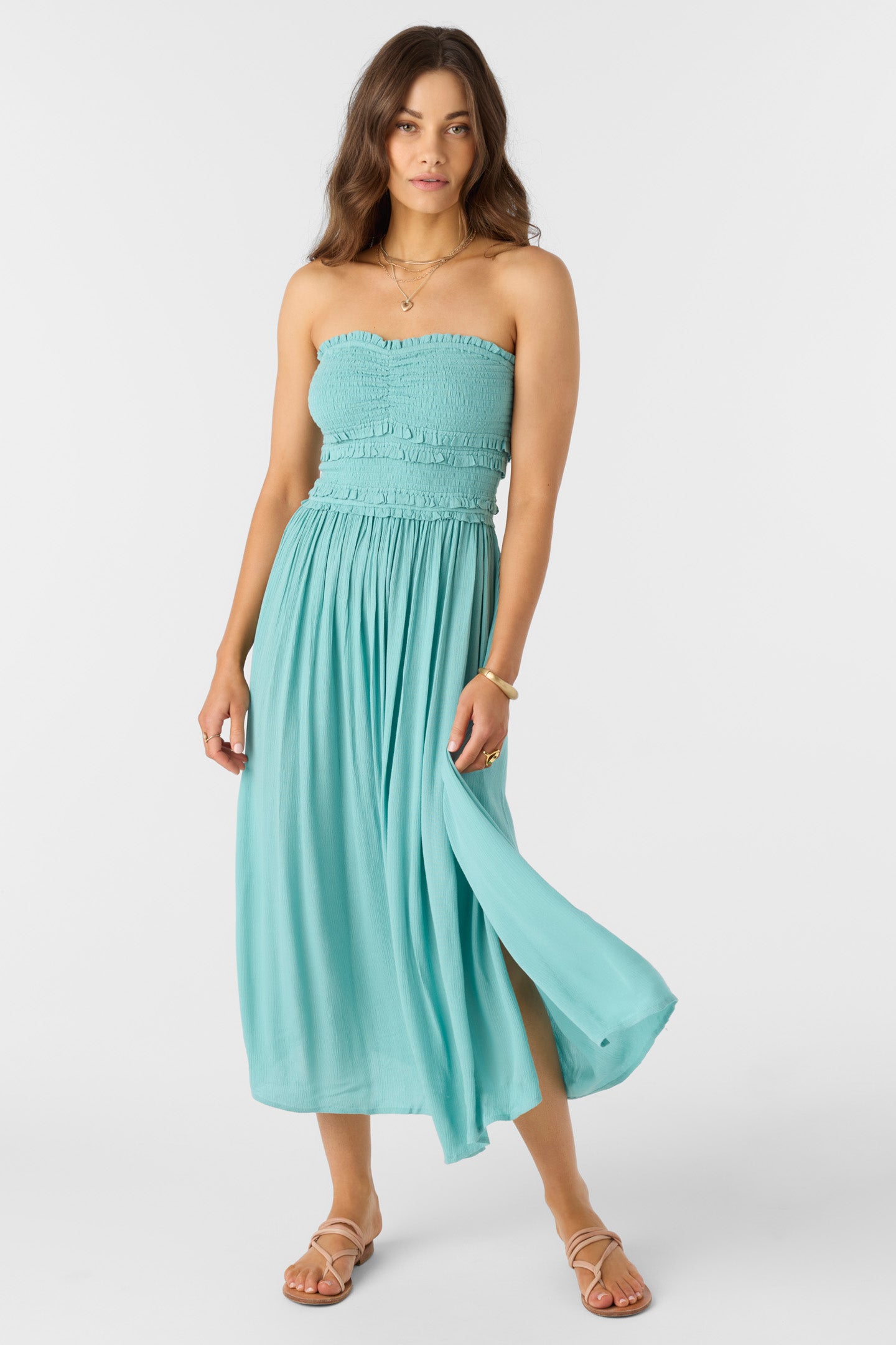 Devyn Midi Dress L / NILE BLUE Devyn Midi Dress L / NILE BLUE