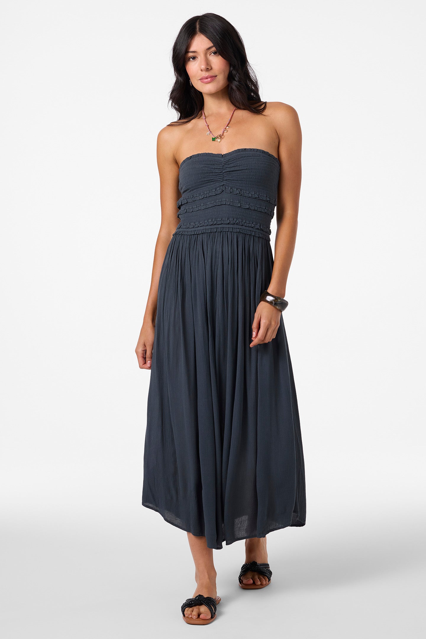 Devyn Midi Dress - Slate | O'Neill Devyn Midi Dress - Slate | O'Neill