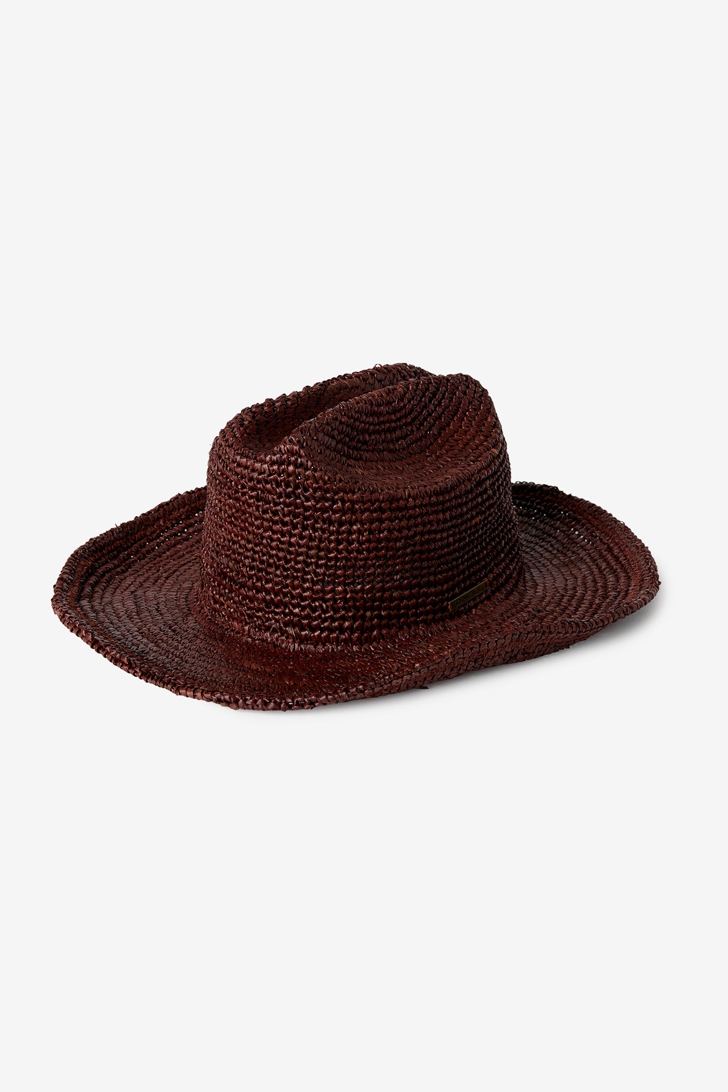 Wide-Brim Sun Hat in Dark Brown Exclusive Black Wide Brim Sun Hat | Toucan Hats main image 3