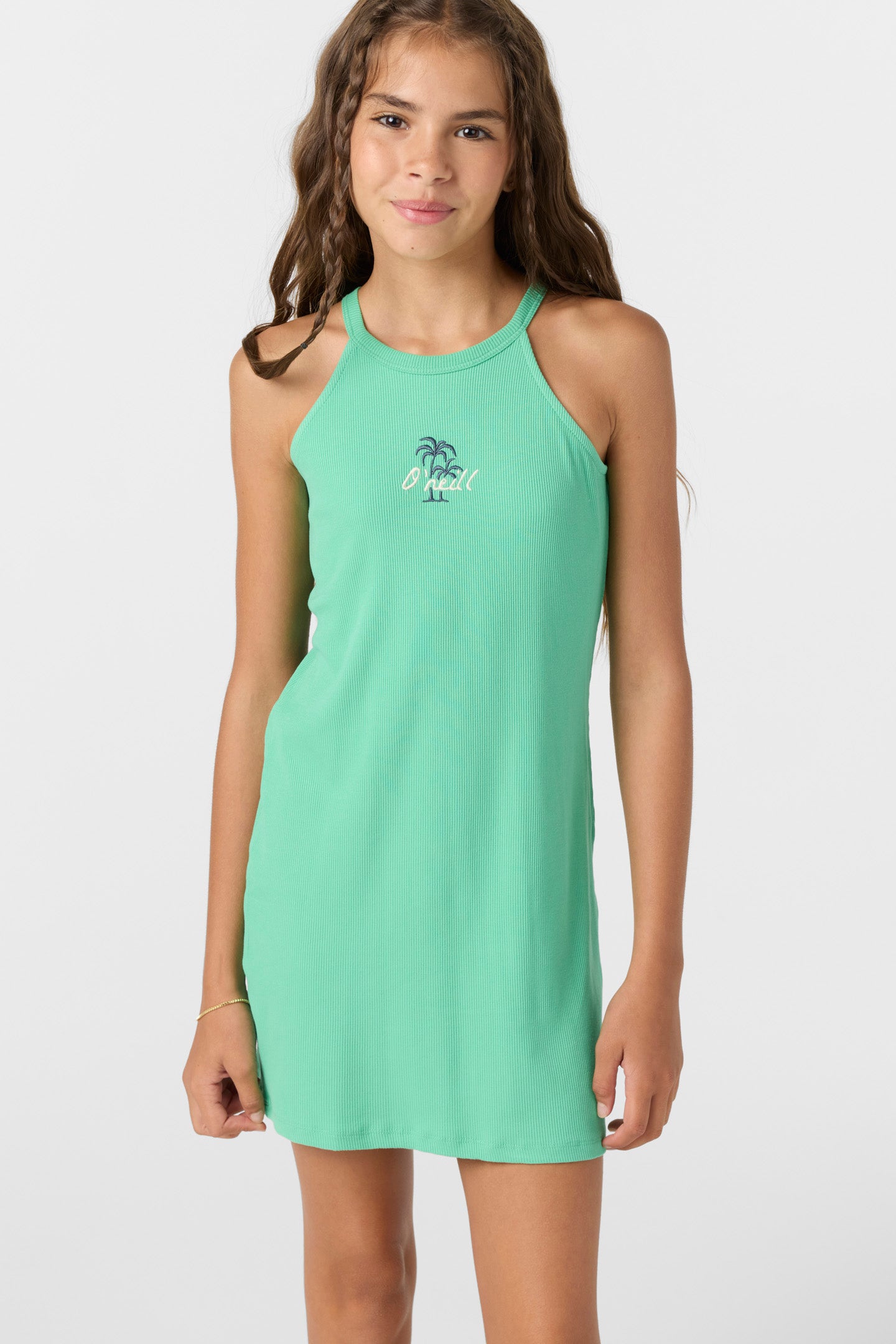 Girl's Tiegan Short Dress - Jade Cream | O'Neill Girl's Tiegan Short Dress - Jade Cream | O'Neill