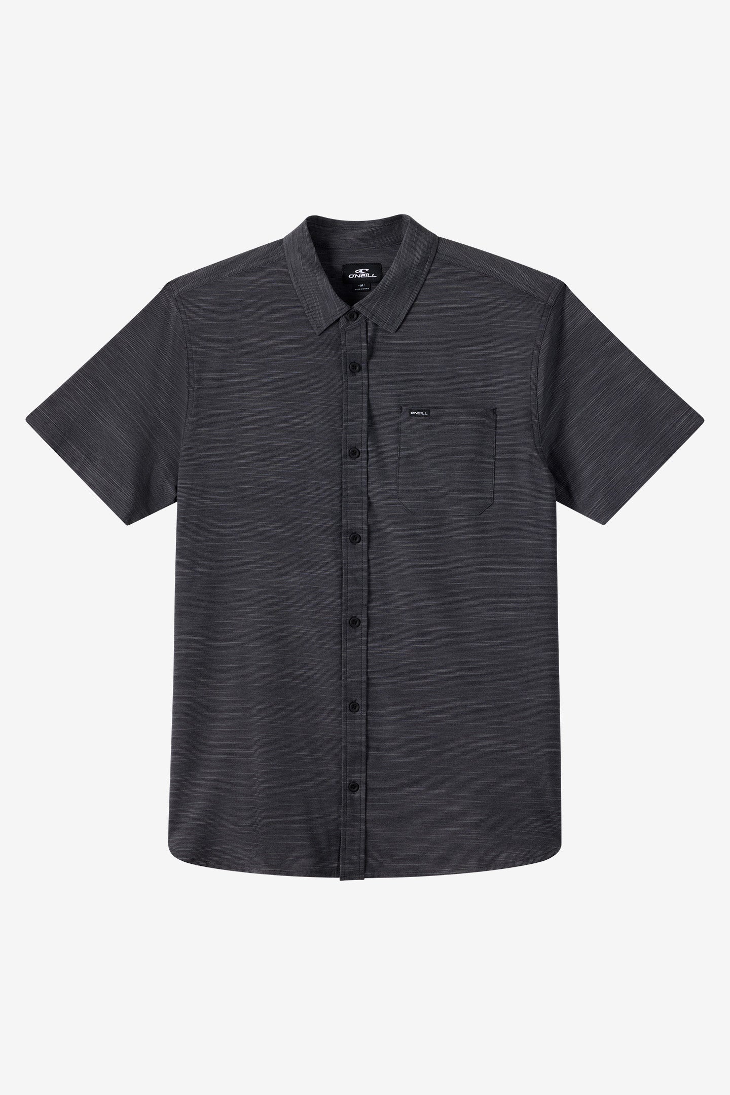 Upf Slub Solid Standard Fit Shirt - Black | O'Neill