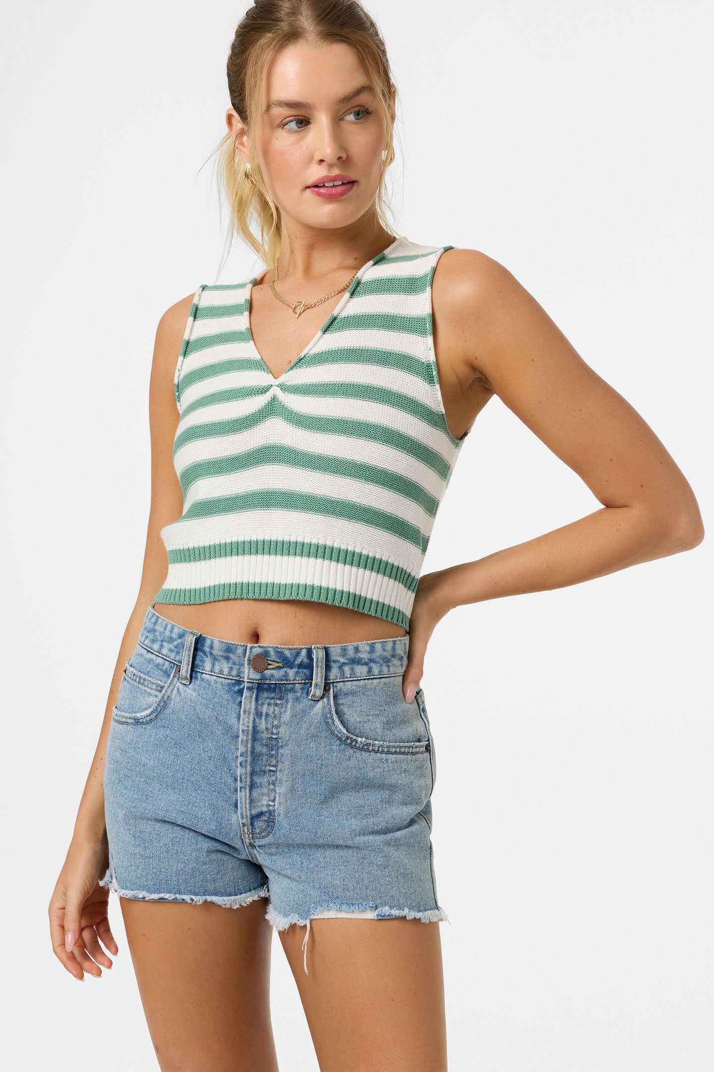 Elsie Sweater Tops - Green | O'Neill