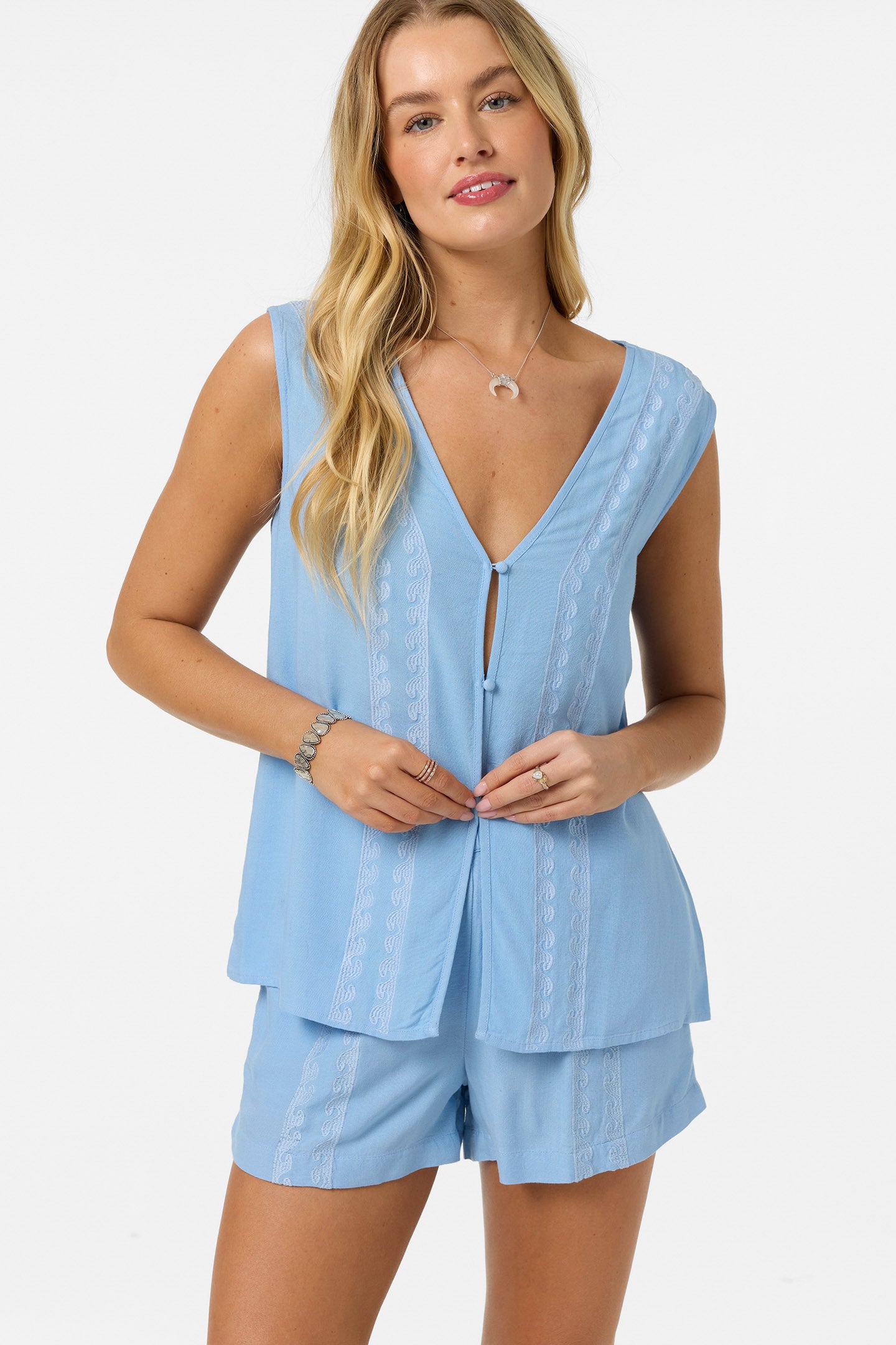 Farren Wave Top S - Blue Glass | O'Neill