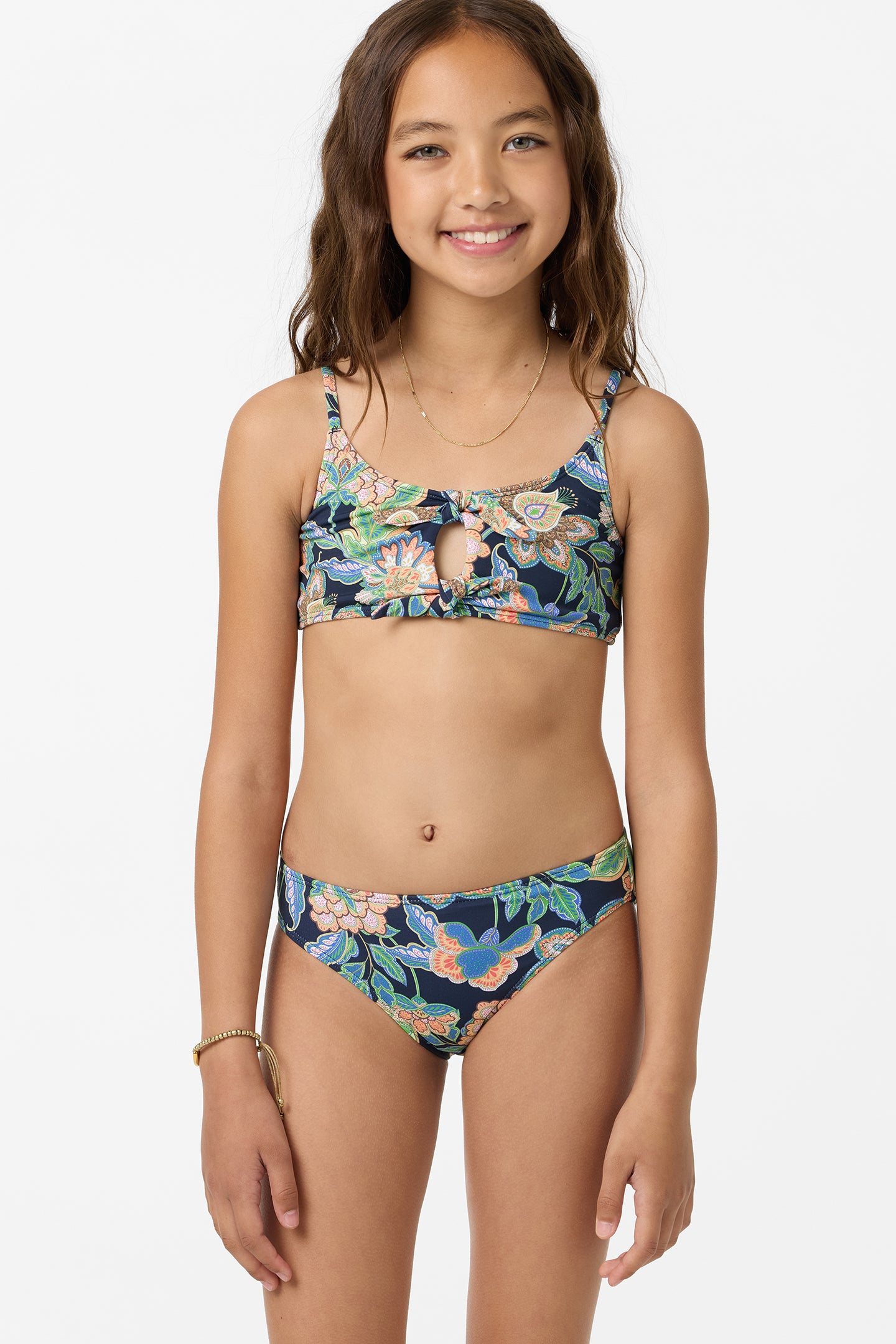 SaltyxSEA Swim ビキニset Girl's Mermaid Floral Hanky Set Swim Sets - Navy | O'Neill