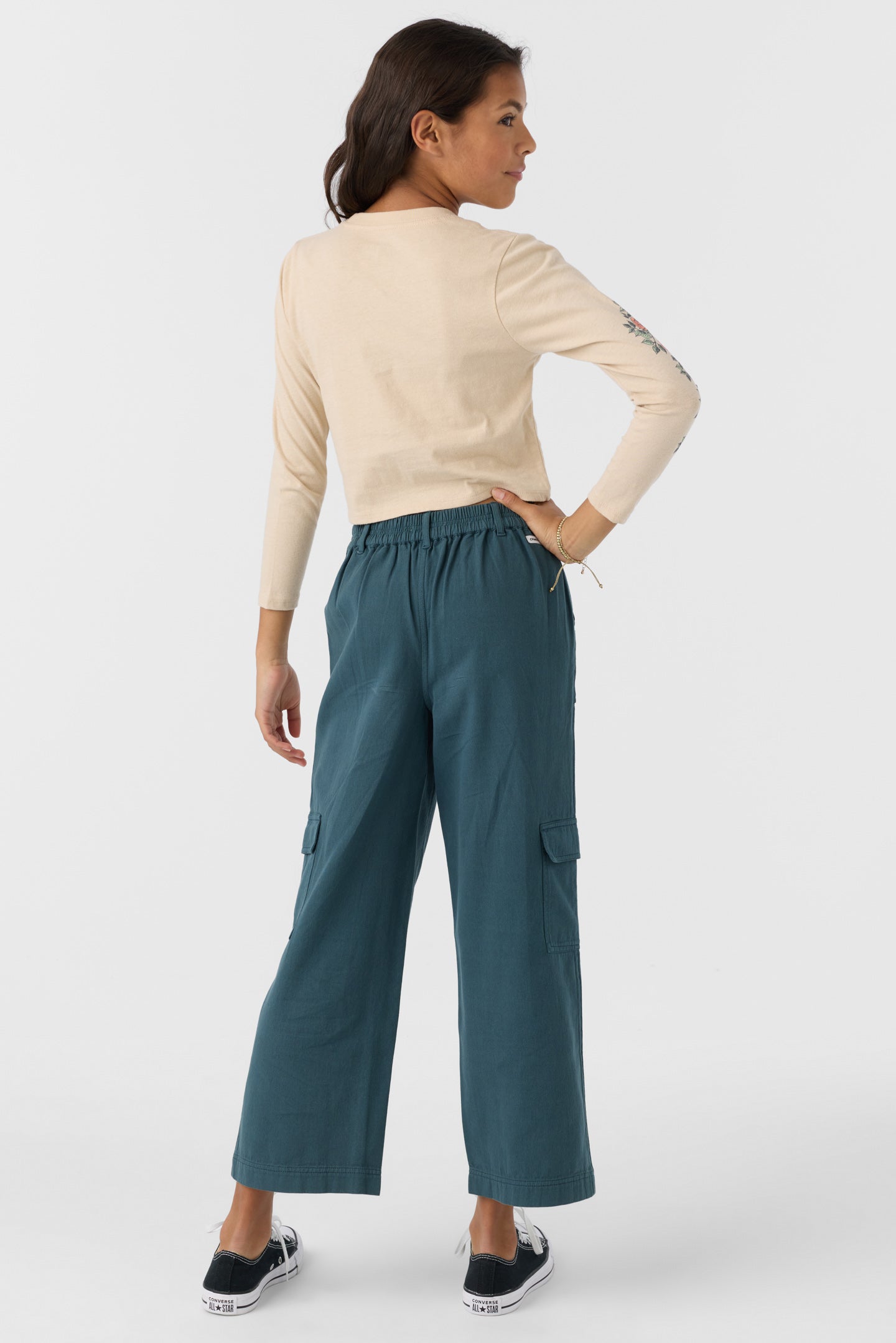 little suzie slit slacks 36 グレージュ Side slit pants | Beige | Patrizia Pepe